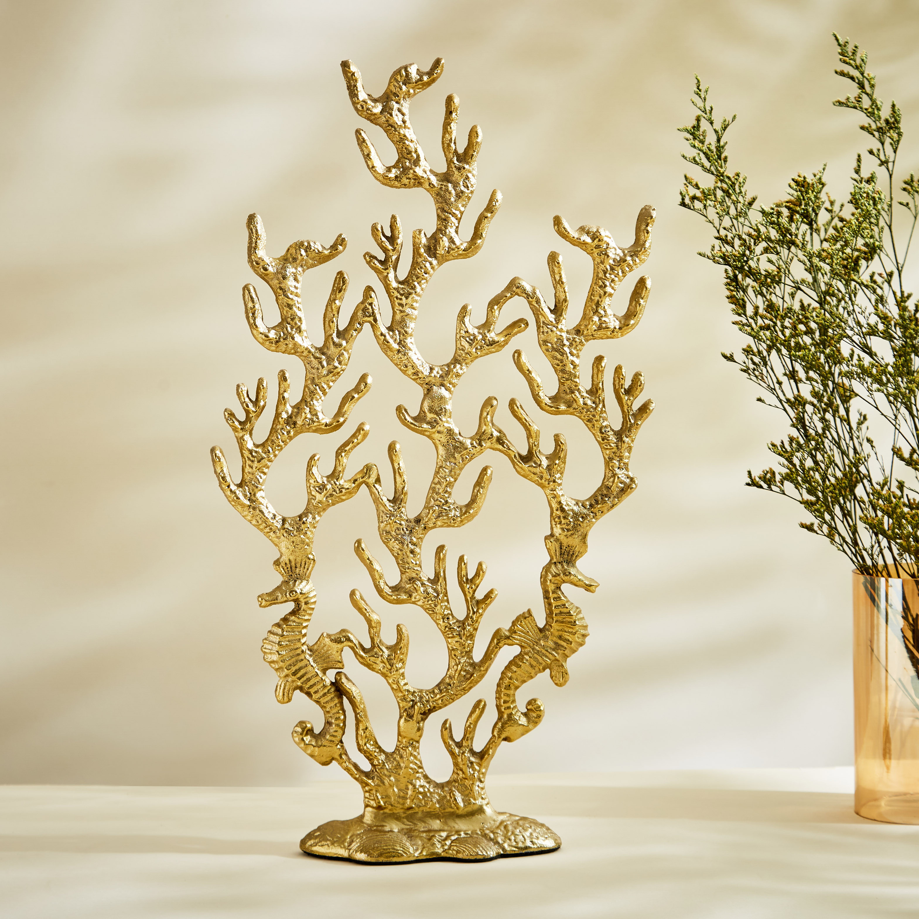 Sea Plant Aluminium Decorative Accent-household-decor-decorativeobjectsandsculptures-image-1