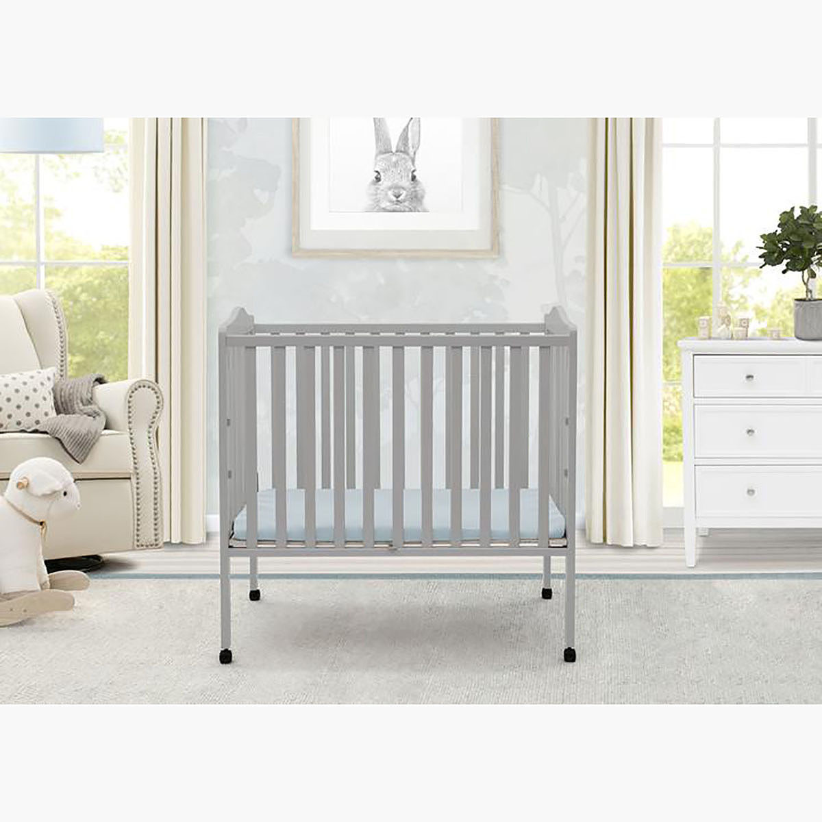 Portable baby best sale crib mattress