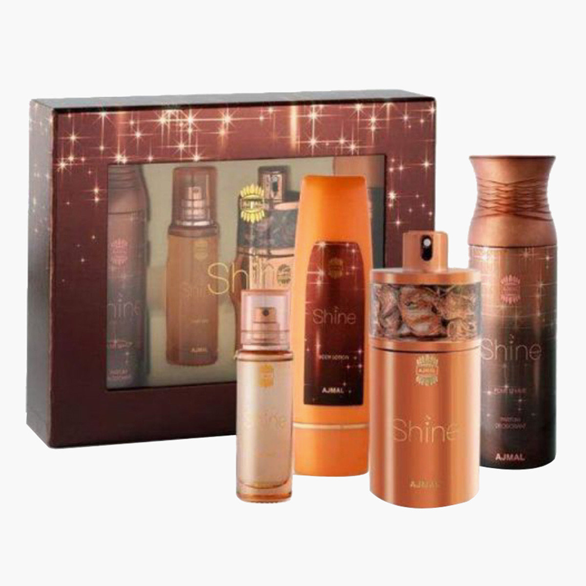 Ajmal Shine 4-Piece Eau de Parfum Set for Women-beautyandpersonalcare-giftsets-image-1