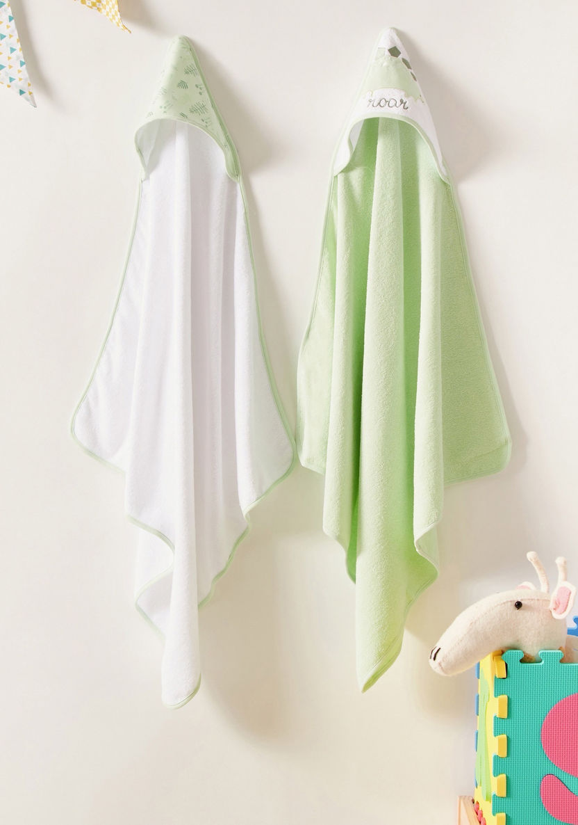 Juniors 2-Piece Hooded Towel Set - 75x75 cms-Towels and Flannels-image-0