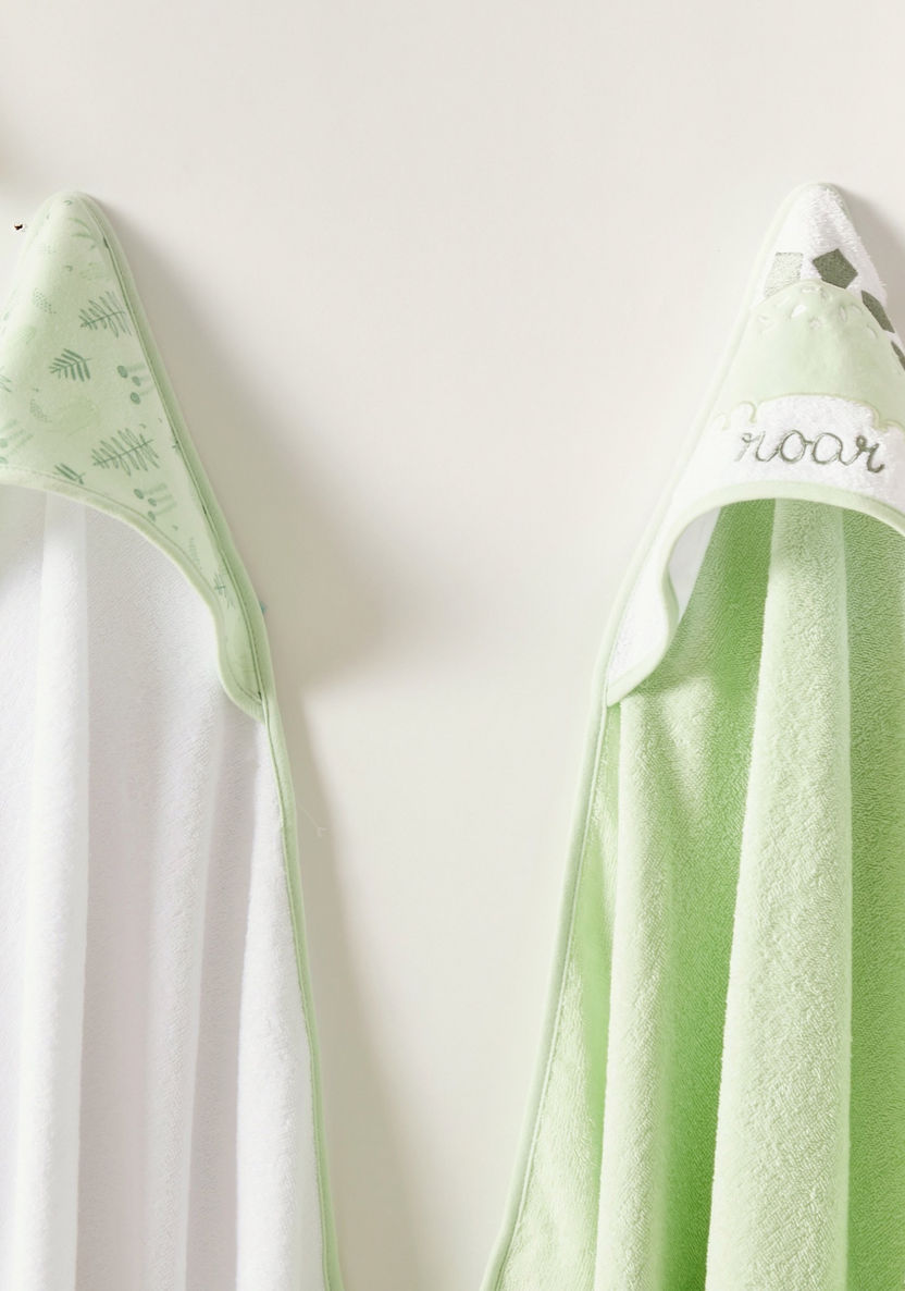 Juniors 2-Piece Hooded Towel Set - 75x75 cms-Towels and Flannels-image-1