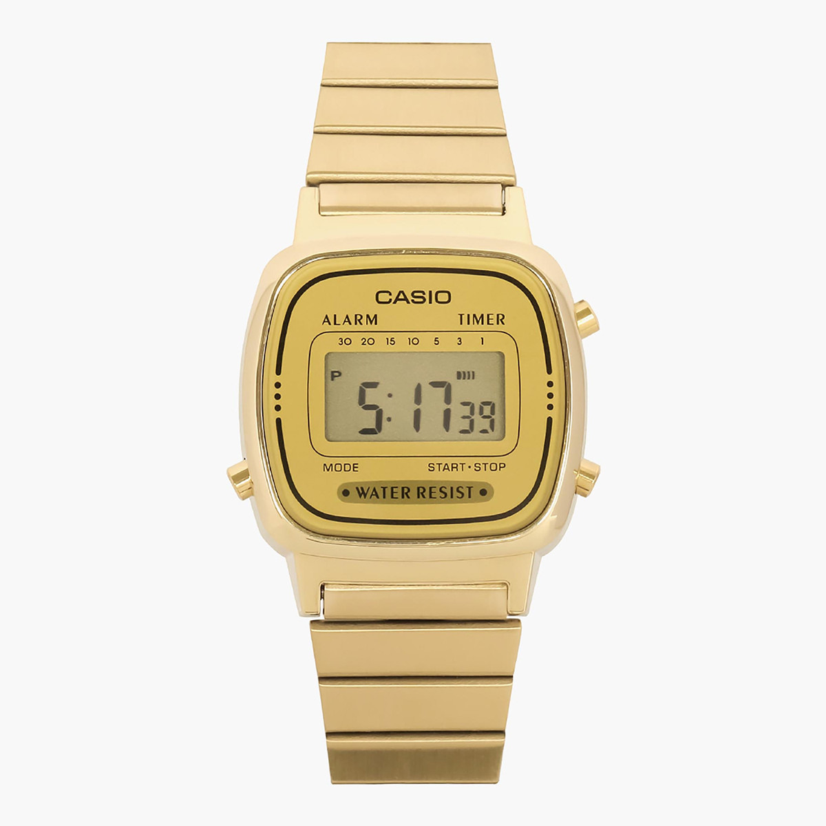 Casio Women's Gold Digital Stainless Steel Strap Watch -LA670WGA-9DF-women-watchesandjewellery-watches-image-1
