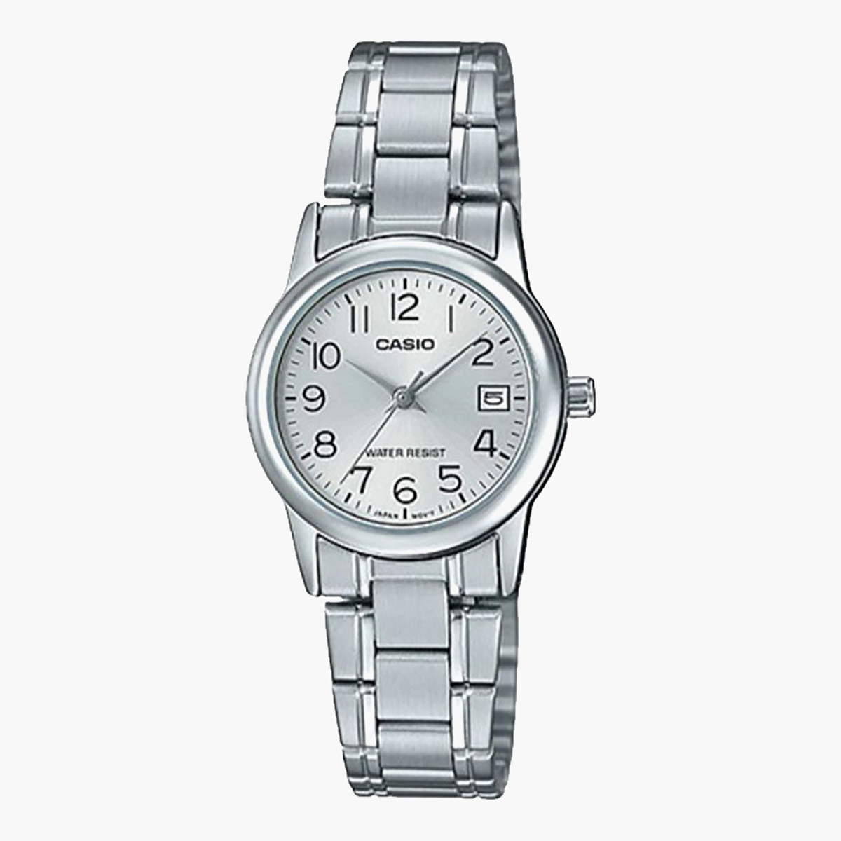 Casio Women's Silver Analog Stainless Steel Strap Watch -LTP-V002D-7BUDF-women-watchesandjewellery-watches-image-1