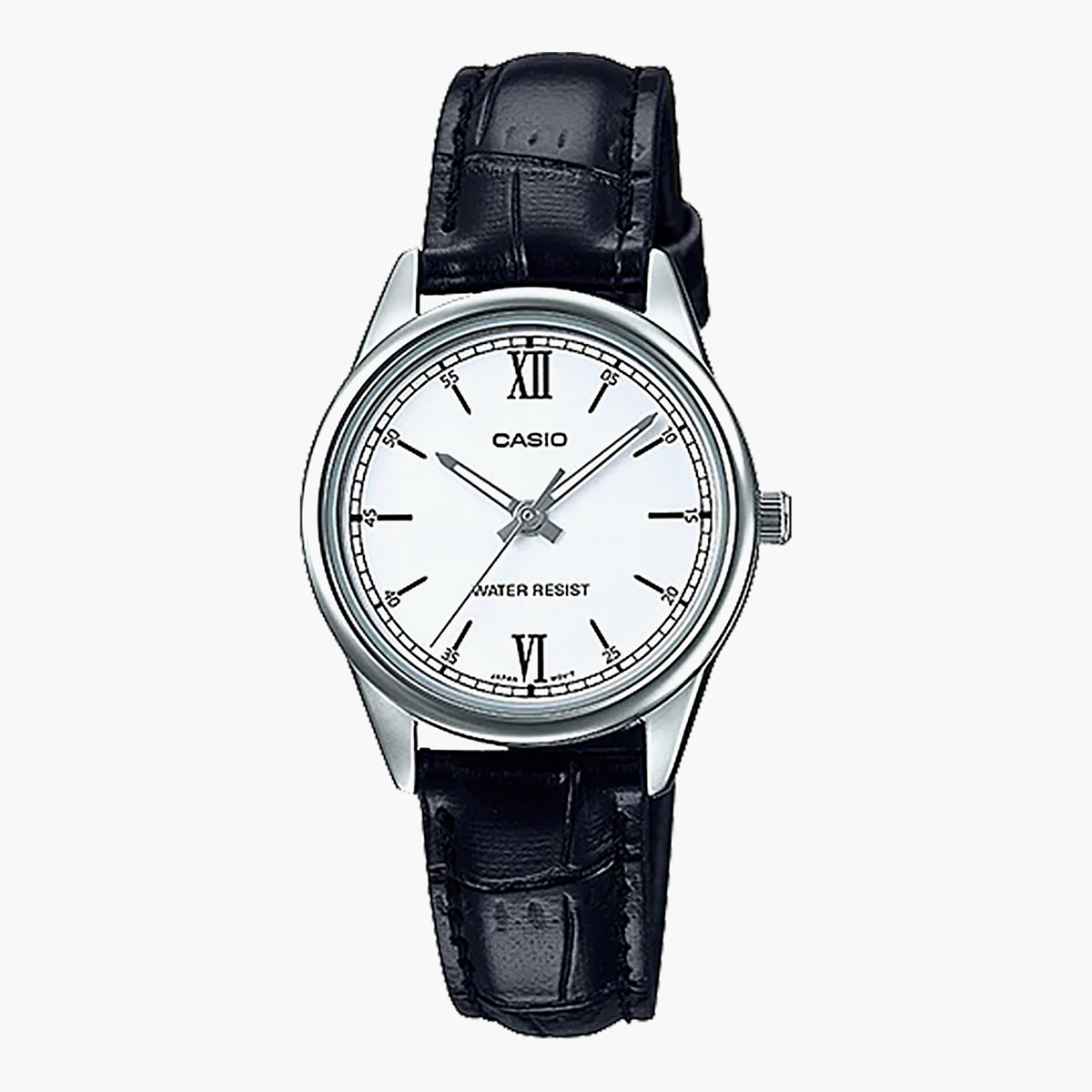 LTP-V005L-7B2UDF- راقب حزام جلد تناظرية أسود للنساء كاسيو-women-watchesandjewellery-watches-image-1