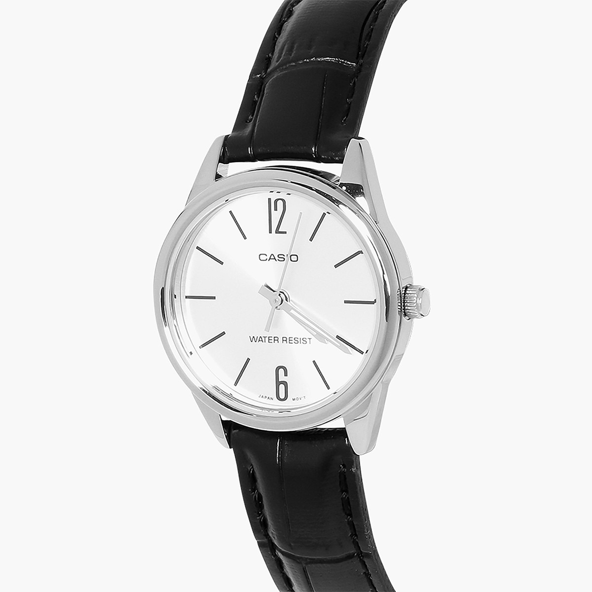 LTP-V005L-7BUDF- راقب حزام جلد تناظرية أسود للنساء كاسيو-women-watchesandjewellery-watches-image-2