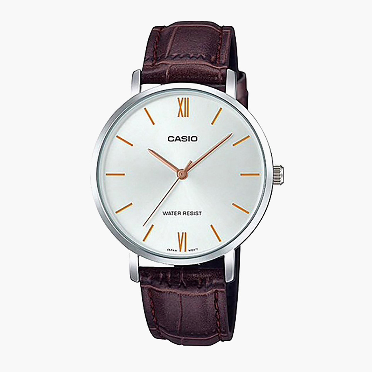 LTP-VT01L-7B2UDF- راقب حزام جلد تناظرية بنى للنساء كاسيو-women-watchesandjewellery-watches-image-1
