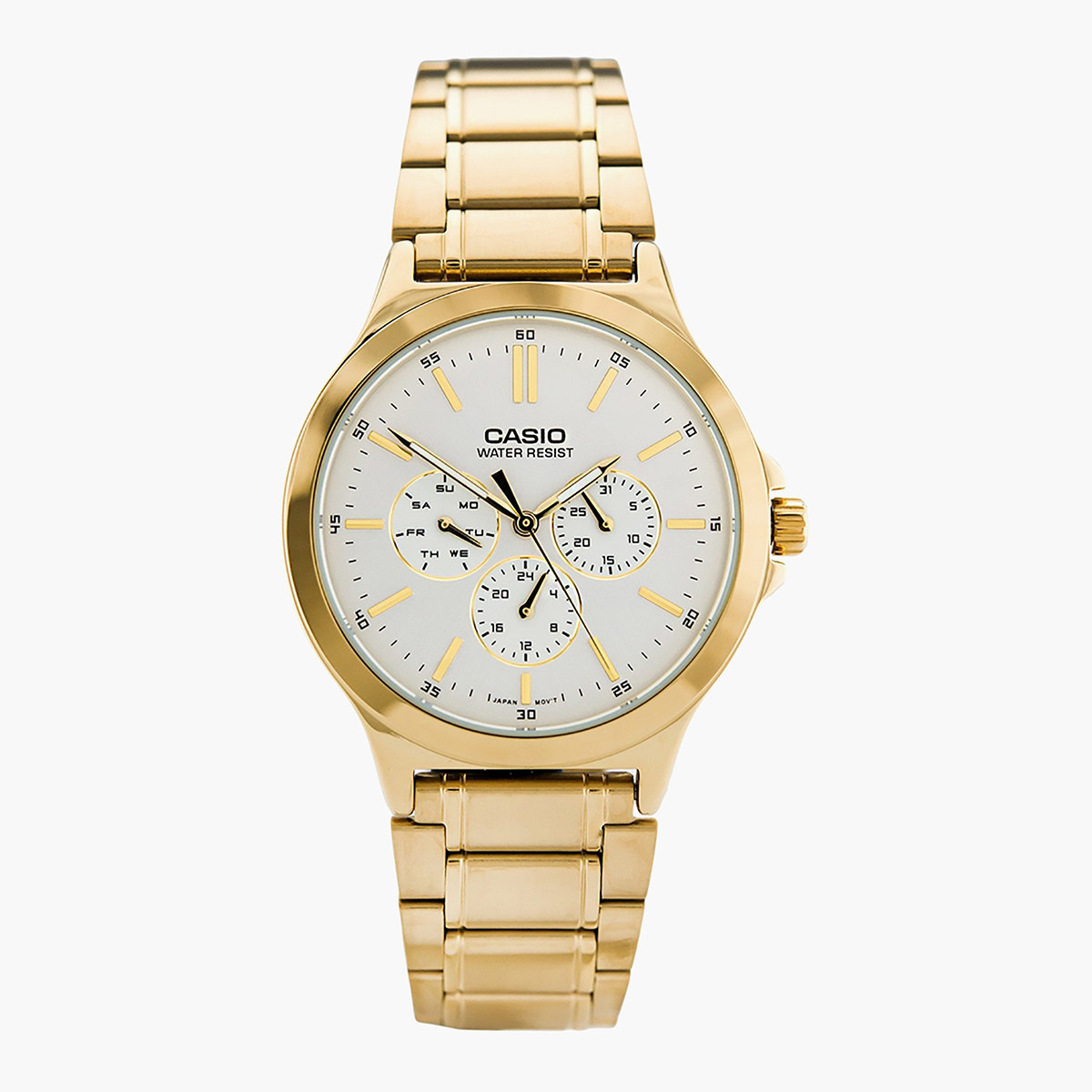 MTP-V300G-7AUDF- راقب حزام ستانليس ستيل تناظرية ذهبي ملك الرجال كاسيو-men-watchesandjewellery-watches-image-1