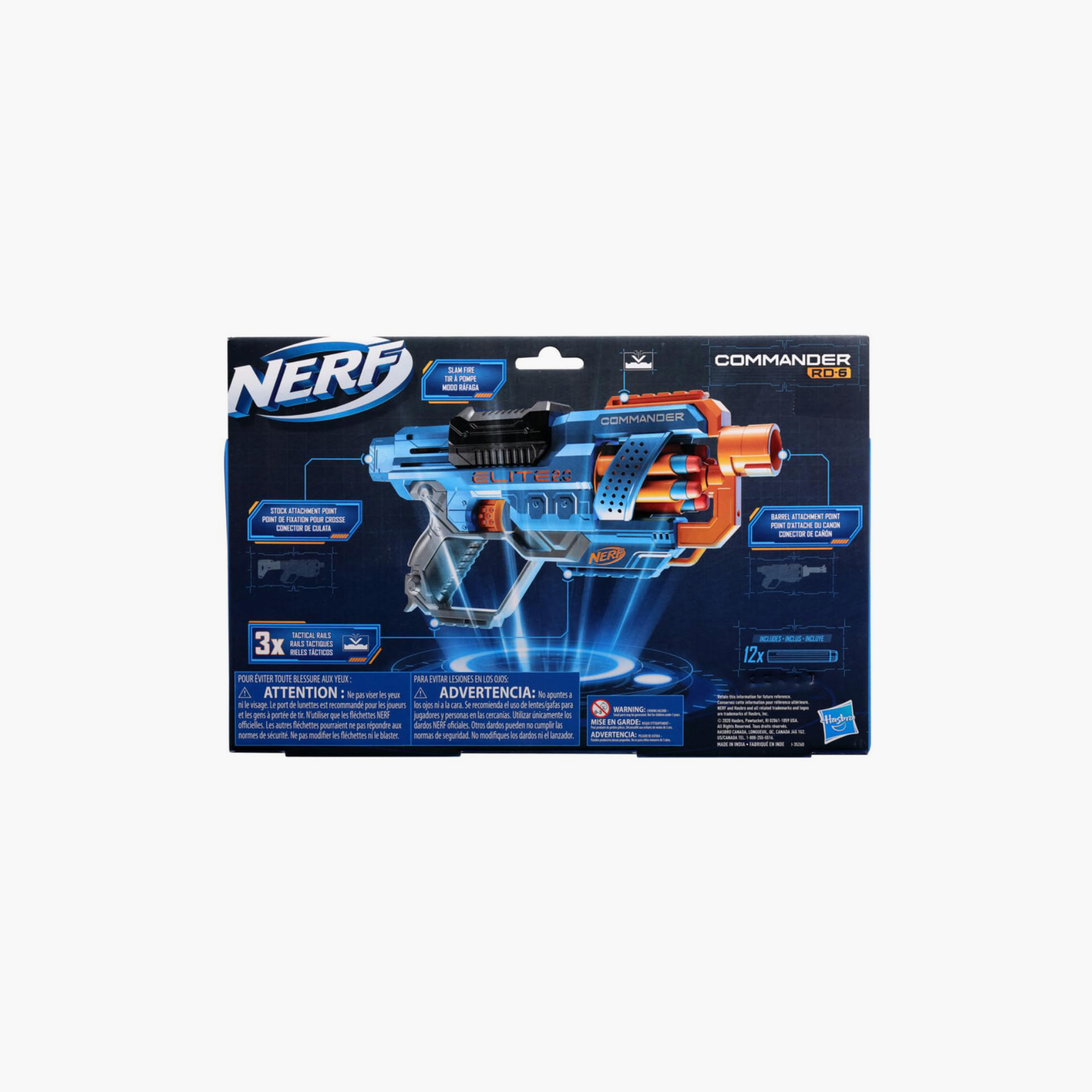 Nerf Elite 2.0 Commander Rd-6 Blaster - 12 Darts-toys-outdoor-gunsandfoamblasters-image-5