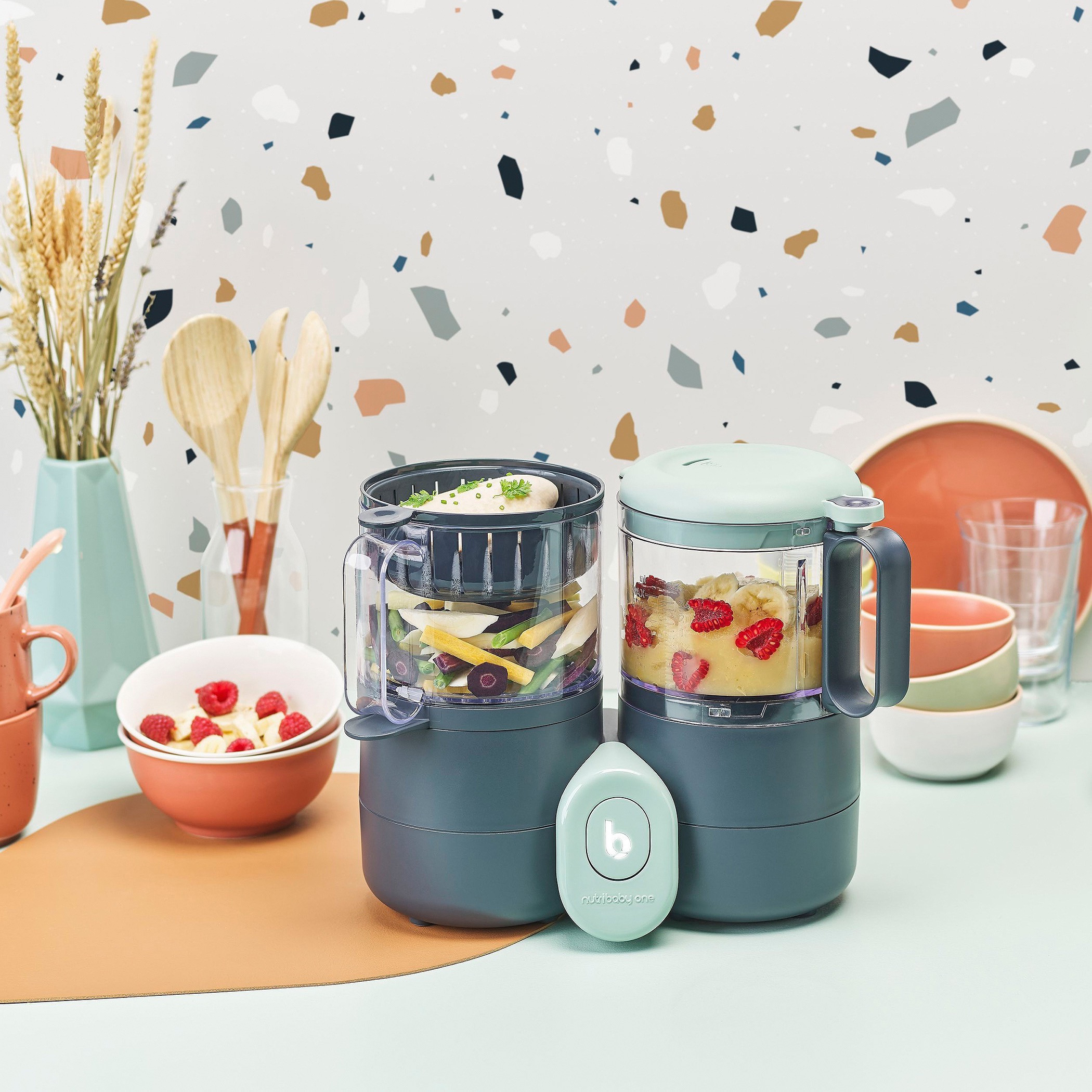 محضر طعام 4 في 1 نيوتريبيبي من بيبي موف-baby-feeding-babyfoodprocessors-image-1
