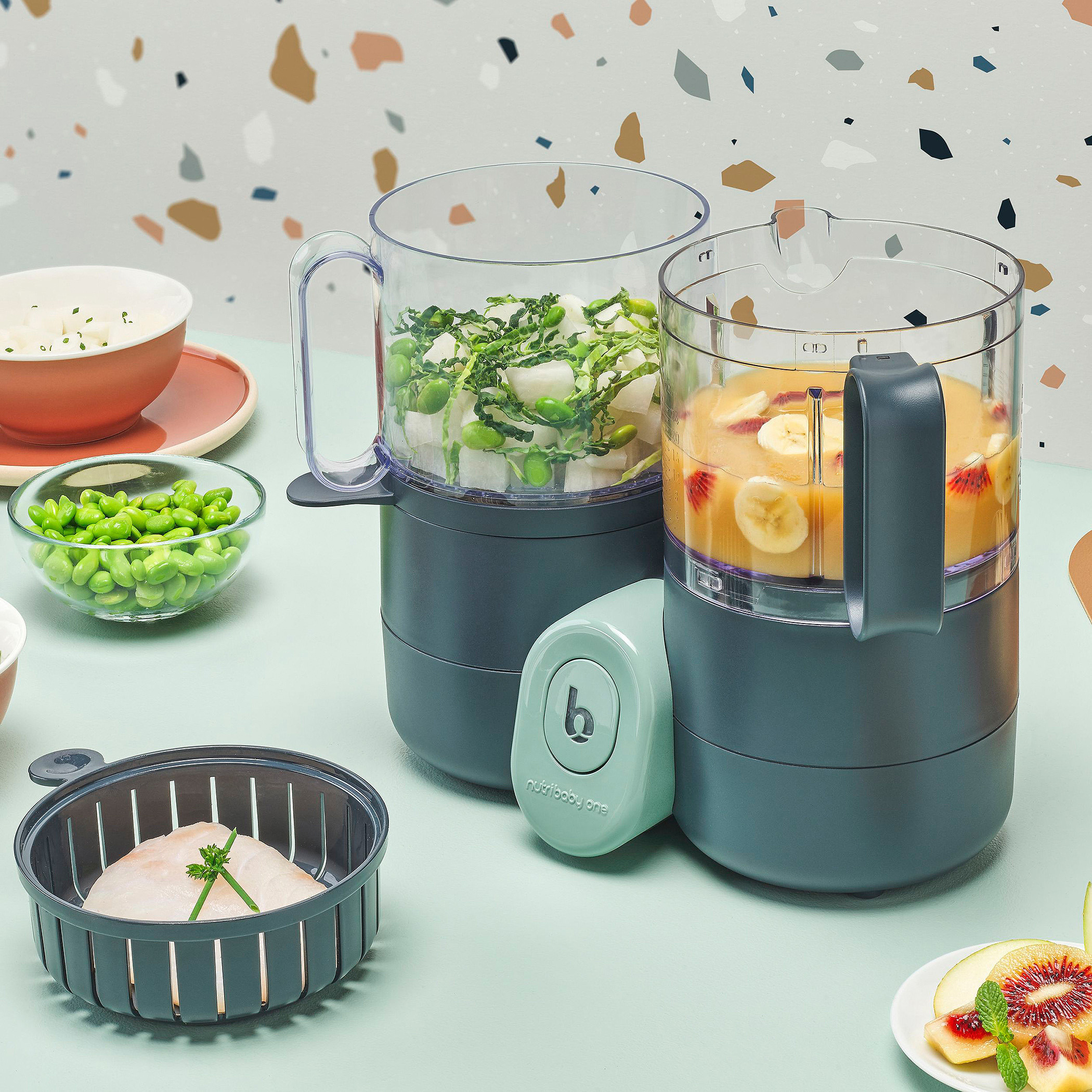محضر طعام 4 في 1 نيوتريبيبي من بيبي موف-baby-feeding-babyfoodprocessors-image-7