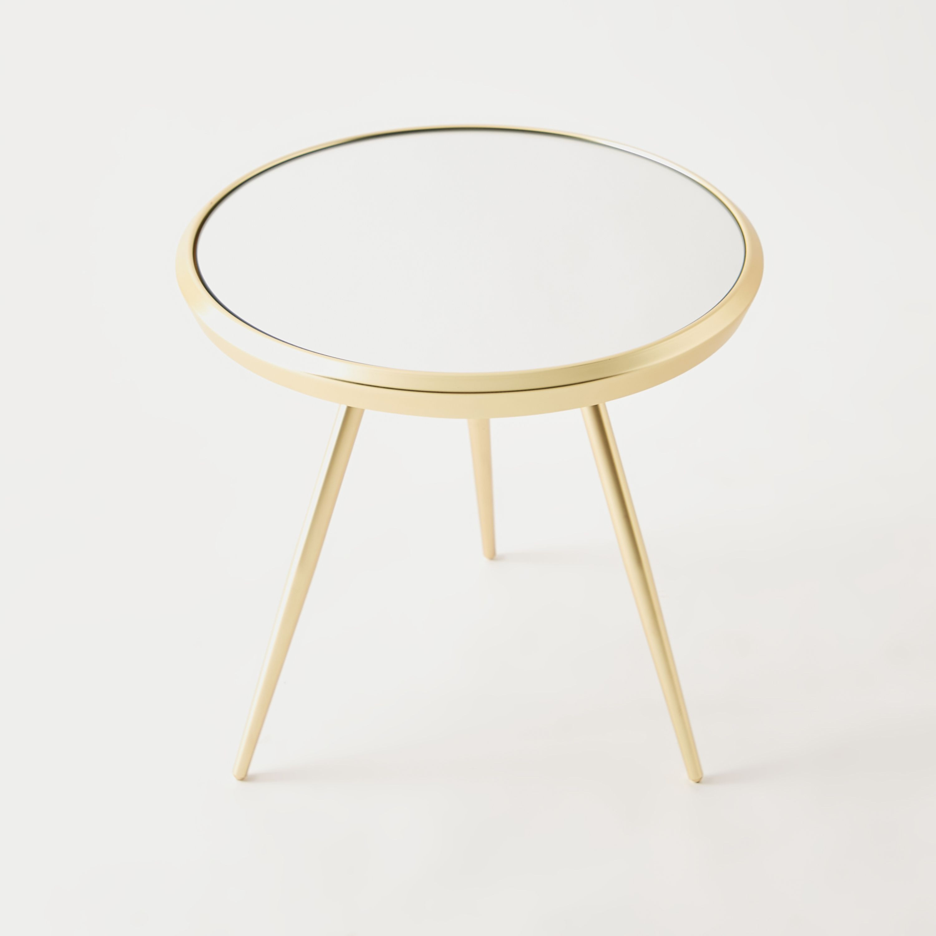Mirror Top Accent Table - 50x50x48 cms-furniture-livingroom-sideandendtables-image-2