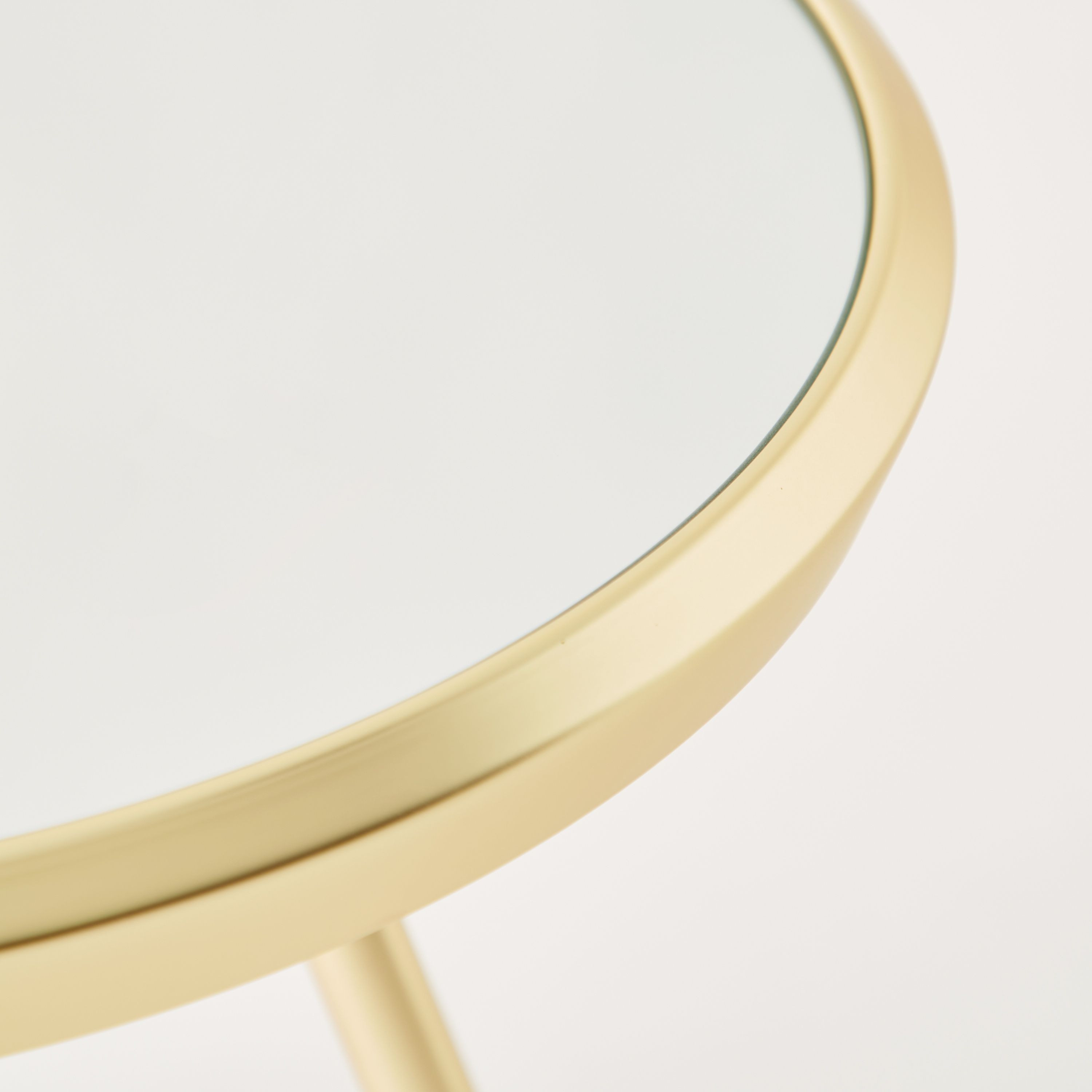 Mirror Top Accent Table - 50x50x48 cms-furniture-livingroom-sideandendtables-image-3