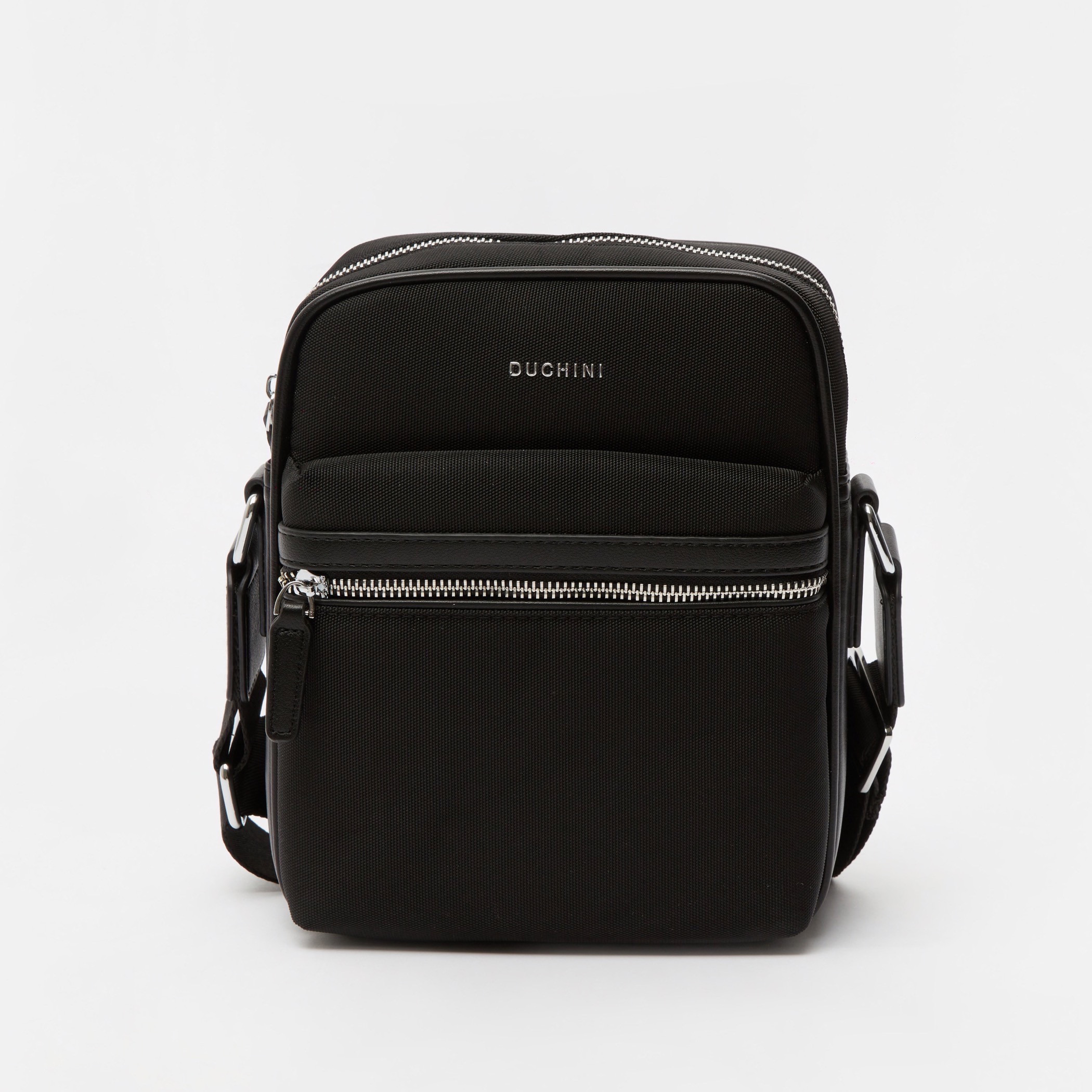 Buy Duchini Solid Zipper Backpack with Adjustable Shoulder Straps | Splash  UAE
