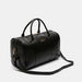 ELLE Monogram Duffel Bag with Double Handle and Detachable Strap-Duffle Bags-thumbnail-1