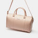 ELLE Monogram Duffel Bag with Double Handle and Detachable Strap-Duffle Bags-thumbnail-2