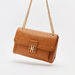 ELLE Monogram Crossbody Bag with Chain Strap and Twist Lock Closure-Women%27s Handbags-thumbnailMobile-1
