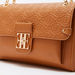 ELLE Monogram Crossbody Bag with Chain Strap and Twist Lock Closure-Women%27s Handbags-thumbnailMobile-3