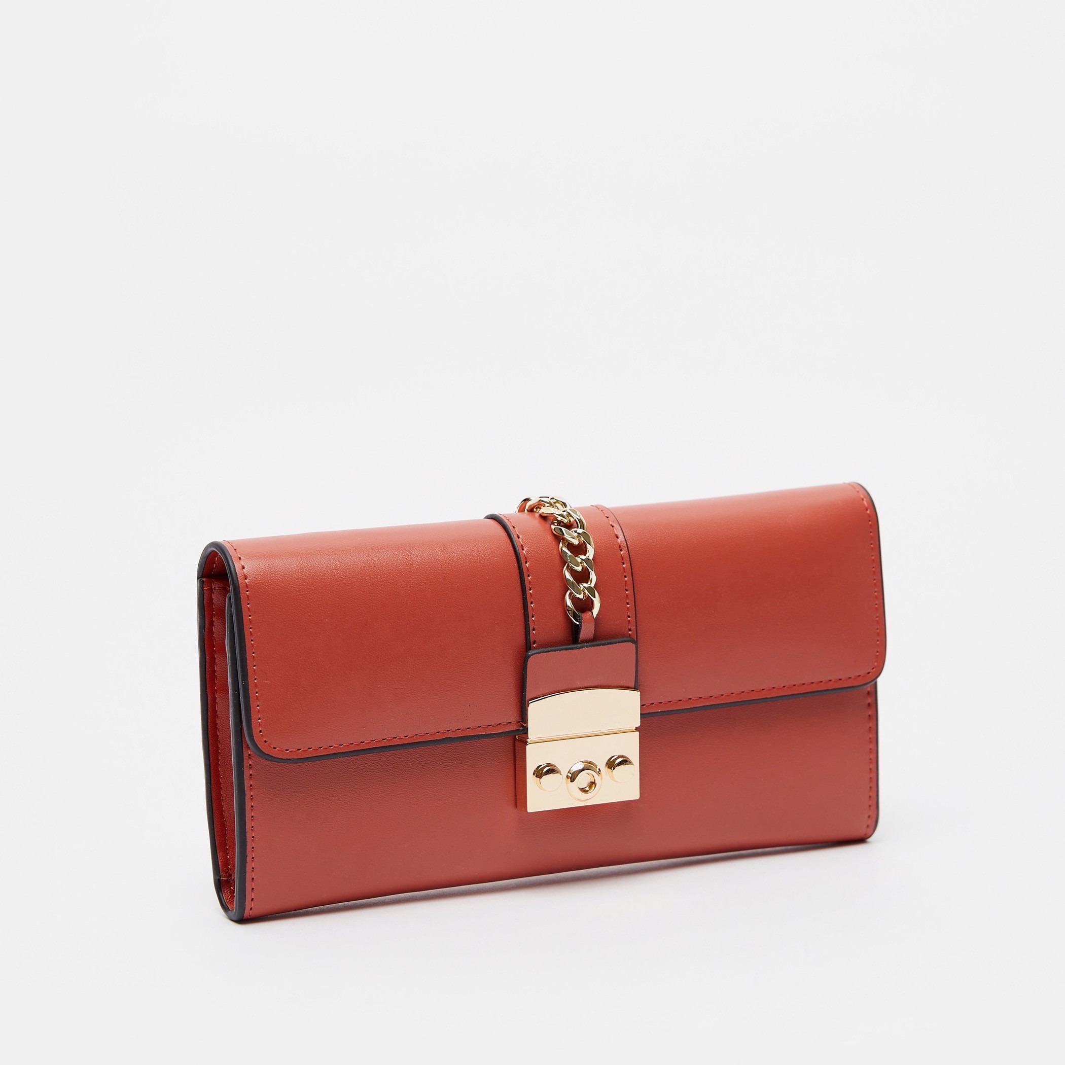 محفظة بارزة الملمس بطية إغلاق وسلسلة من سيليست-women-bagsandwallets-wallets-image-2