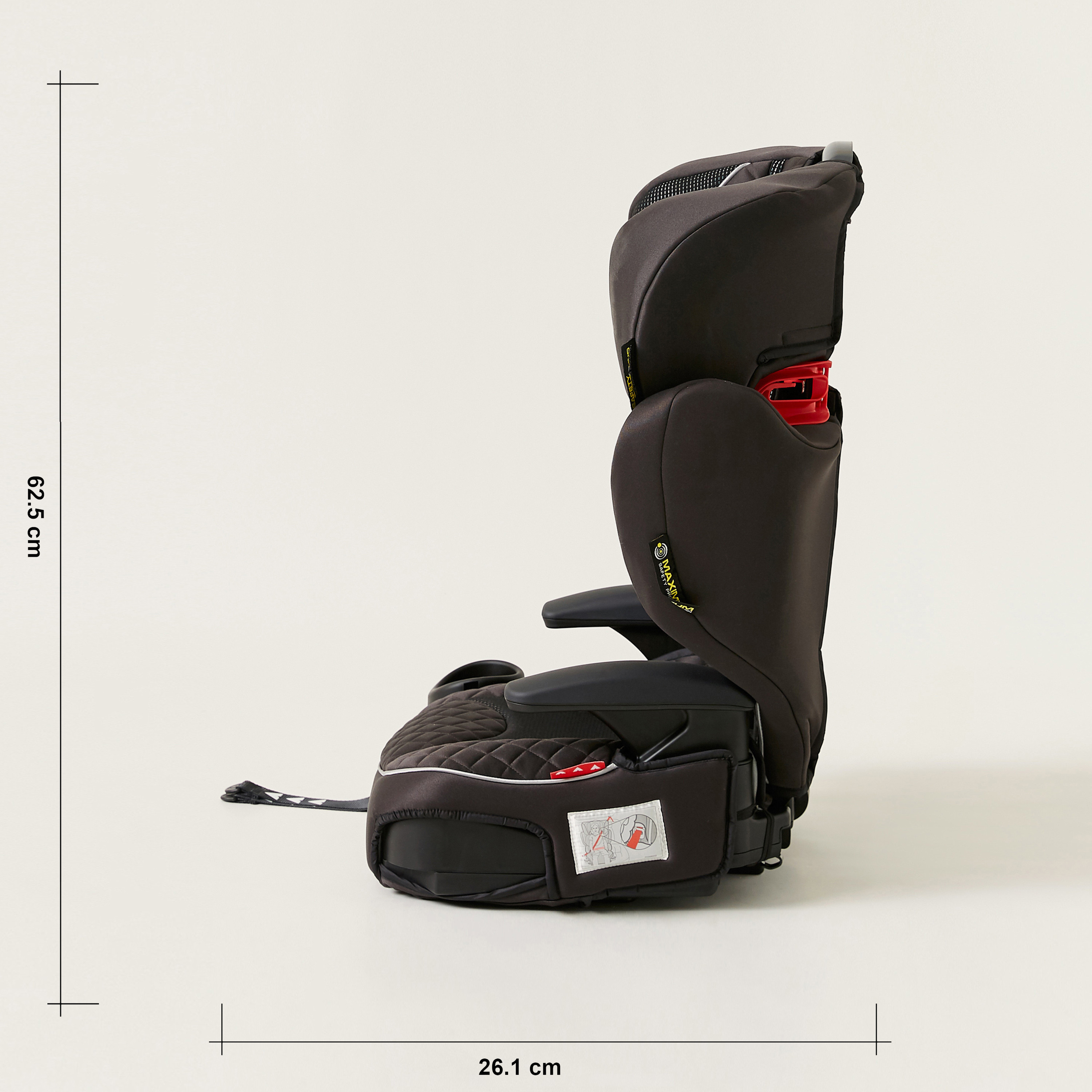 Graco Affix 2/3 high back Booster Car Seat (Stargazer) - Black (Ages 4-12 years)-baby-gear-carseats-image-9