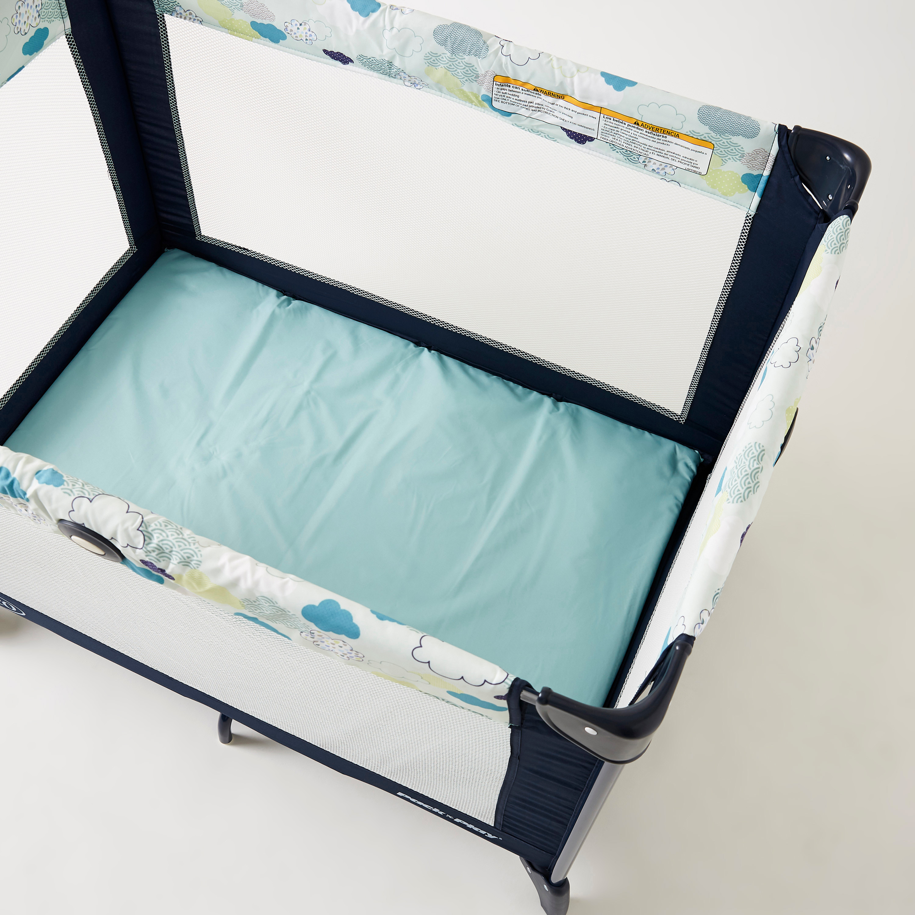 Graco Compact Blue Travel Cot with Signature Graco Push-Button Fold (up to 3 Years)-baby-nursery-furniture-cribsandbeds-travelcots-image-8