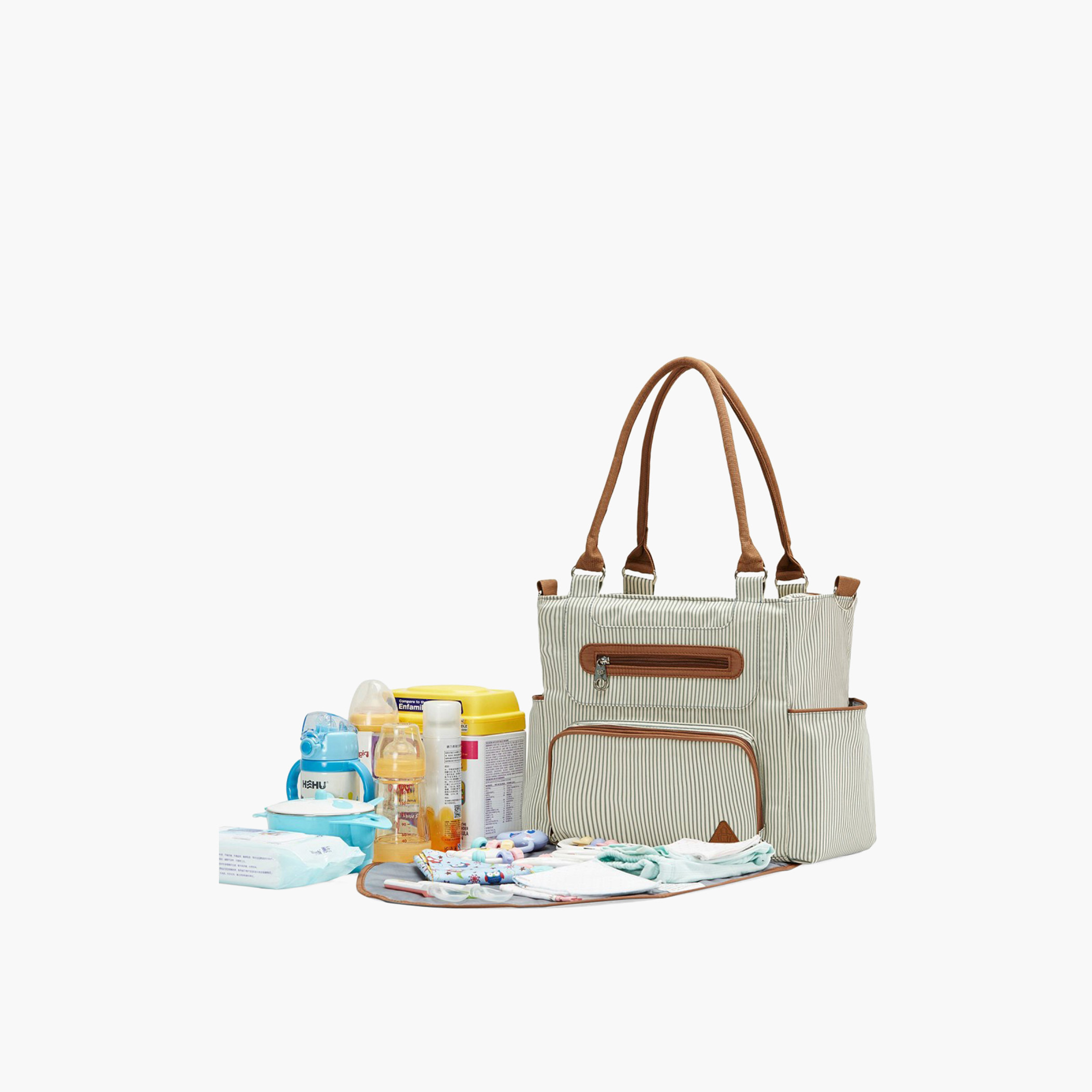 Little Story Diaper Bag  - Set of 7 with Hooks-baby-gear-diaperbags-image-15