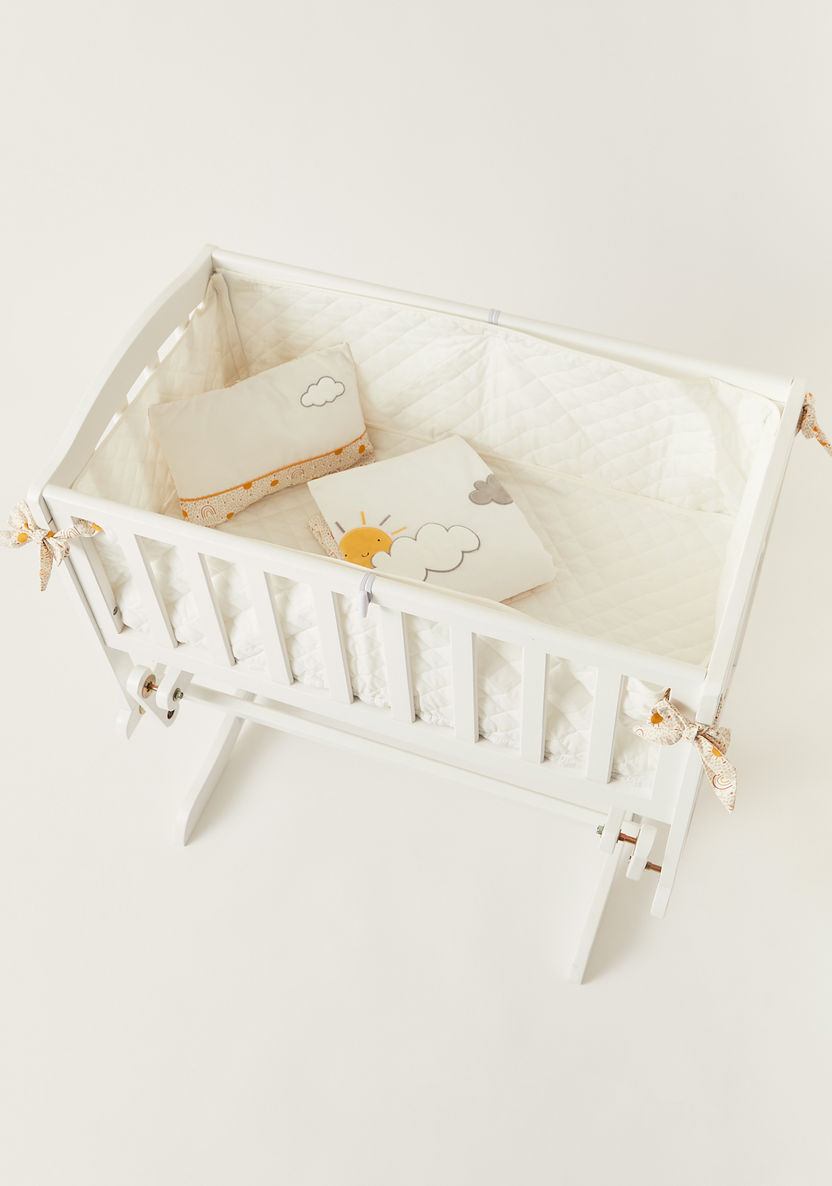 Juniors Printed Cradle Bedding Set-Baby Bedding-image-1