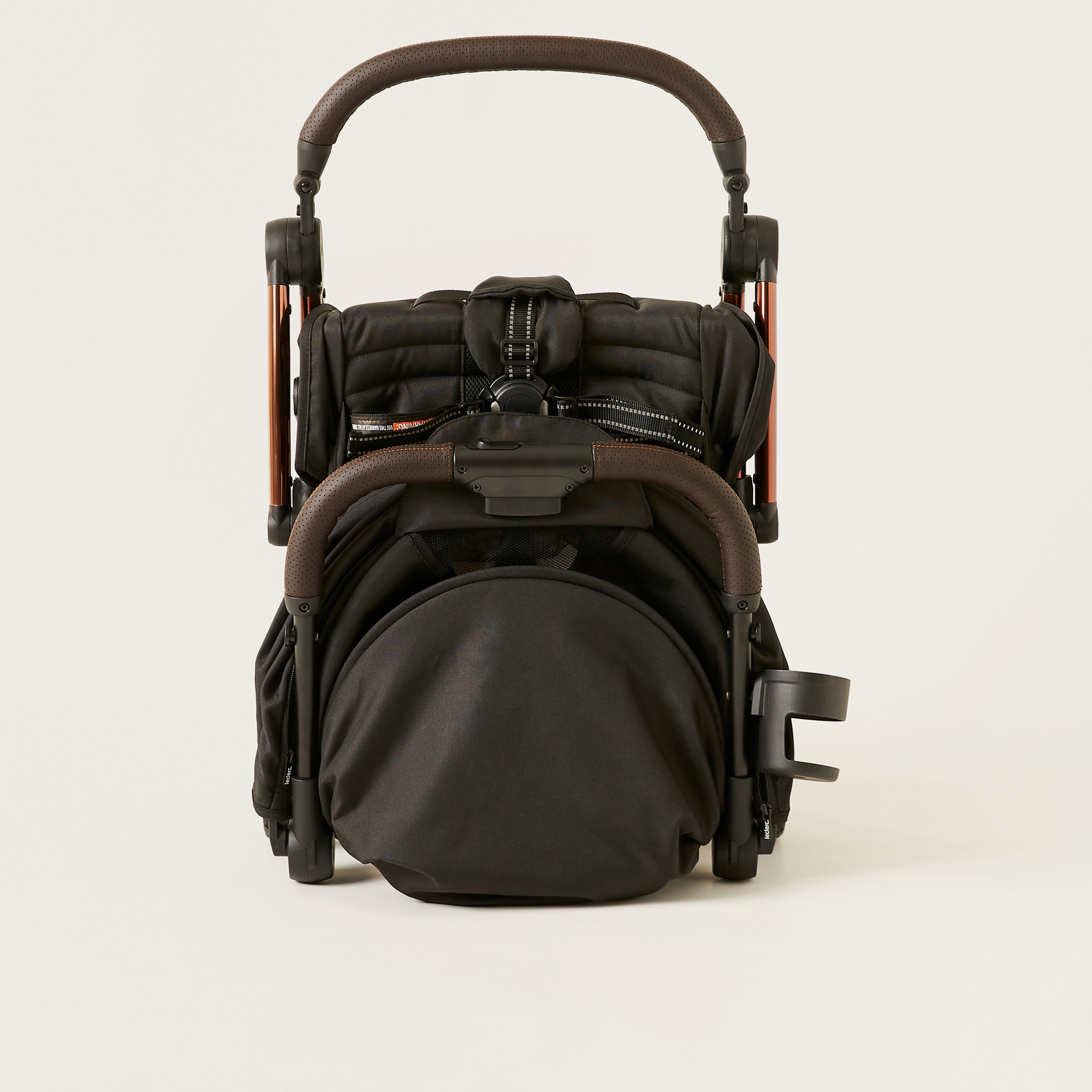 Leclerc Influencer Black Baby Stroller with One-touch Fold technology (Upto 3 years) -baby-gear-strollersandprams-strollers-image-11