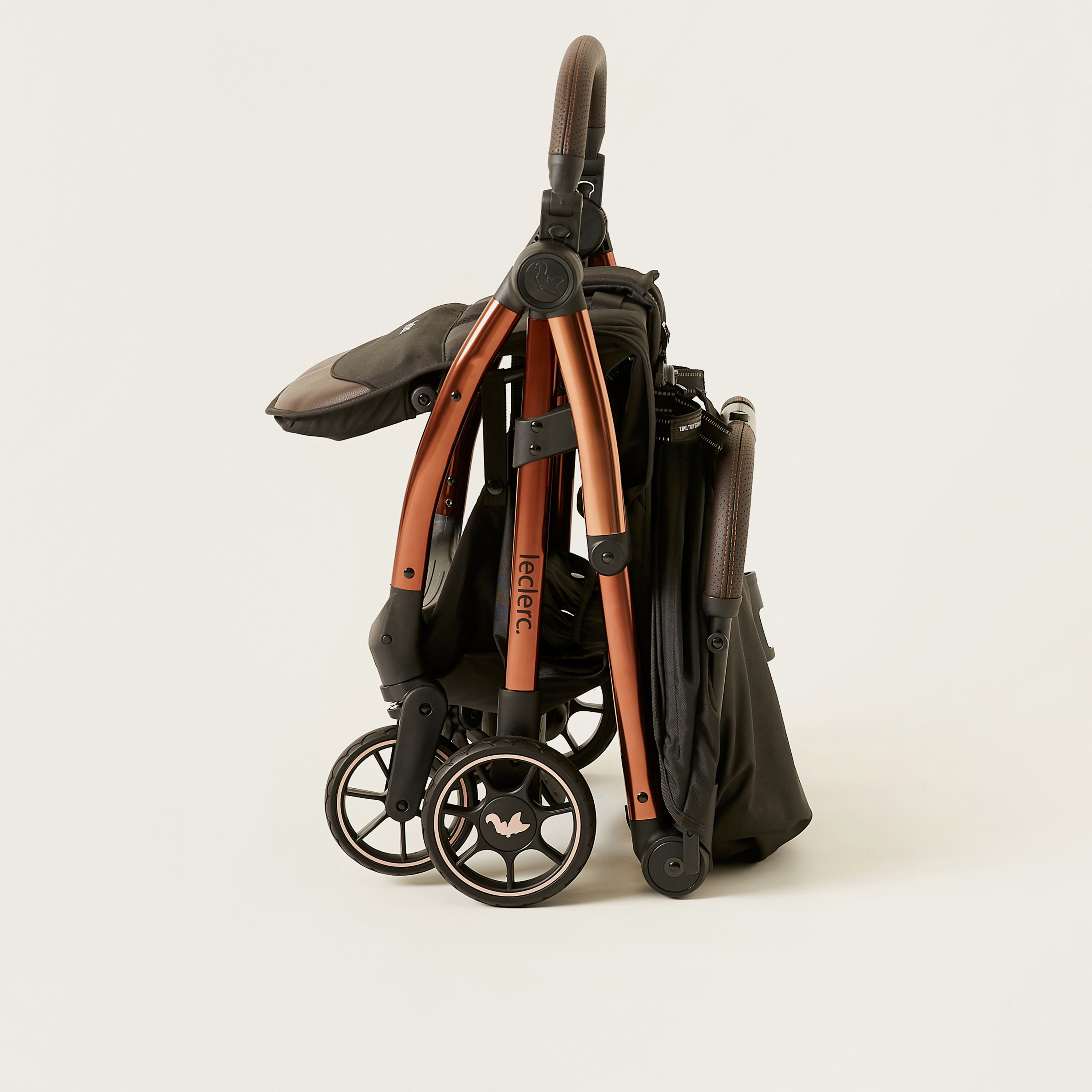 Leclerc Influencer Black Baby Stroller with One-touch Fold technology (Upto 3 years) -baby-gear-strollersandprams-strollers-image-12