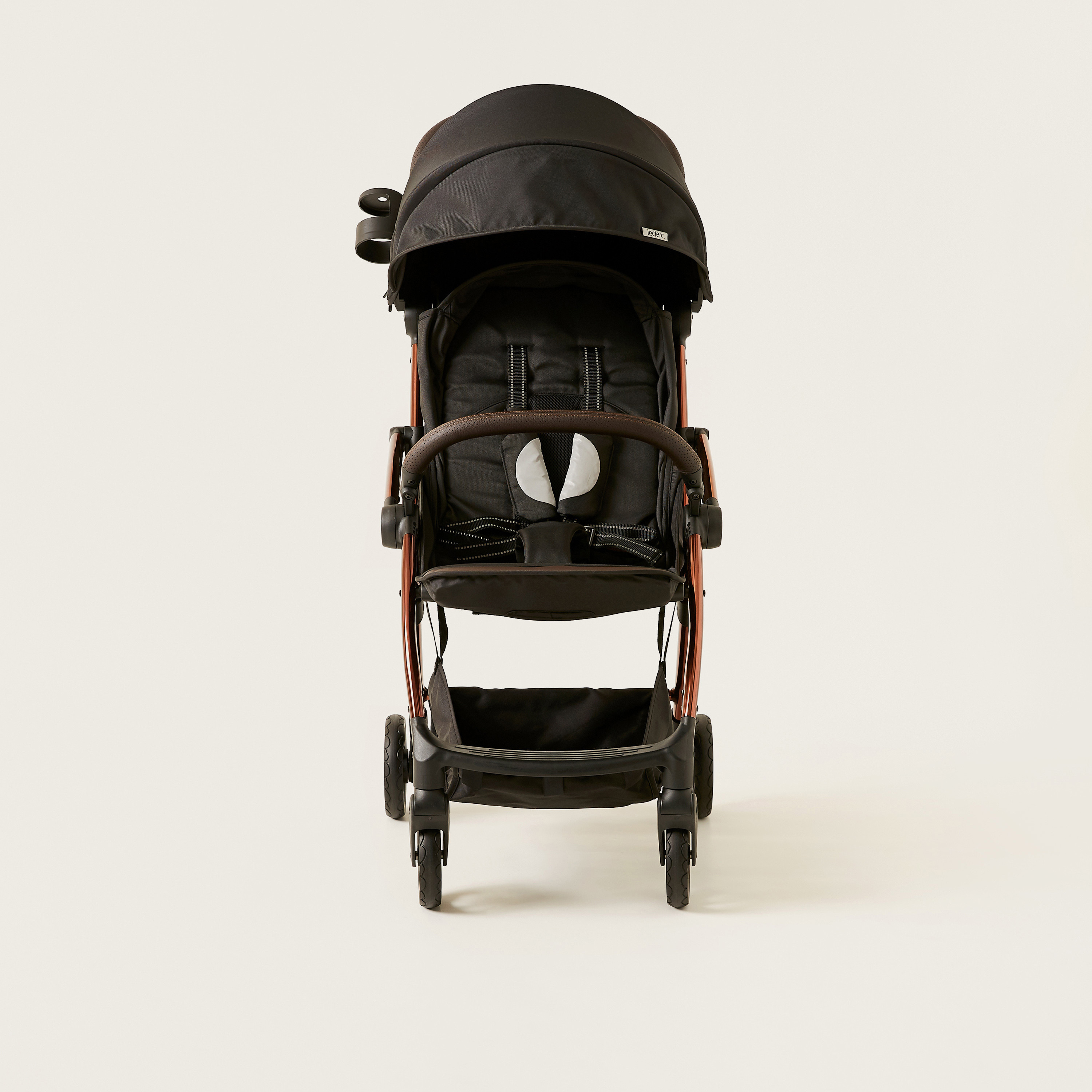 Leclerc Influencer Black Baby Stroller with One-touch Fold technology (Upto 3 years) -baby-gear-strollersandprams-strollers-image-2