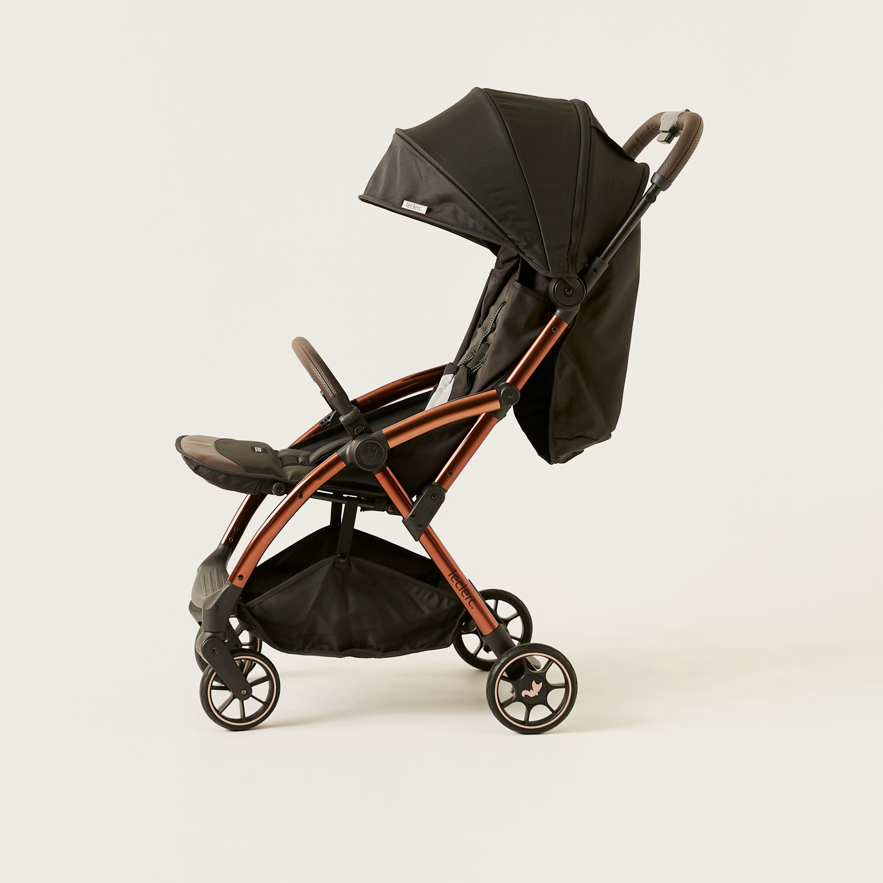 Leclerc Influencer Black Baby Stroller with One-touch Fold technology (Upto 3 years) -baby-gear-strollersandprams-strollers-image-3