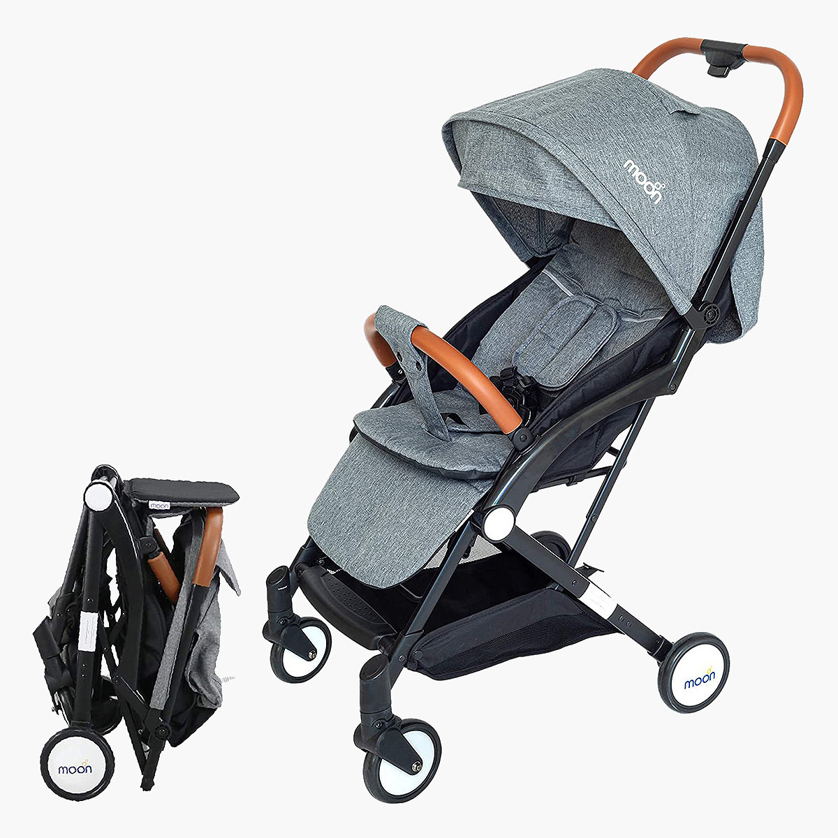 Moon Ritzi Cabin Stroller with 3-Fold System and Storage Basket-baby-gear-strollersandprams-strollers-image-1