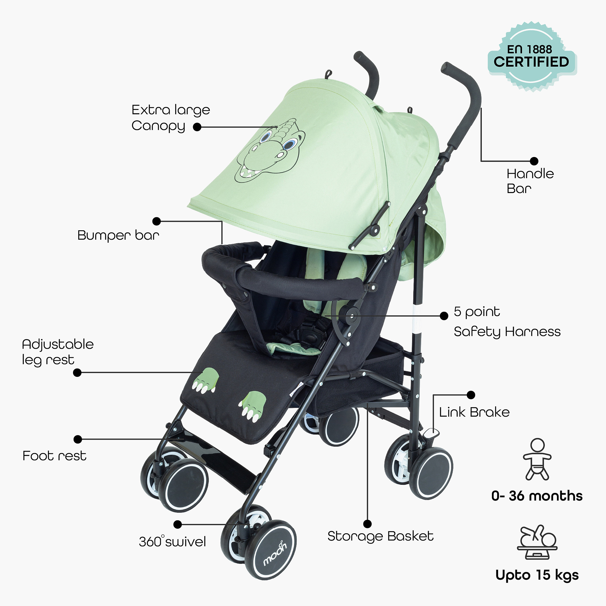 Baby hotsell dino stroller