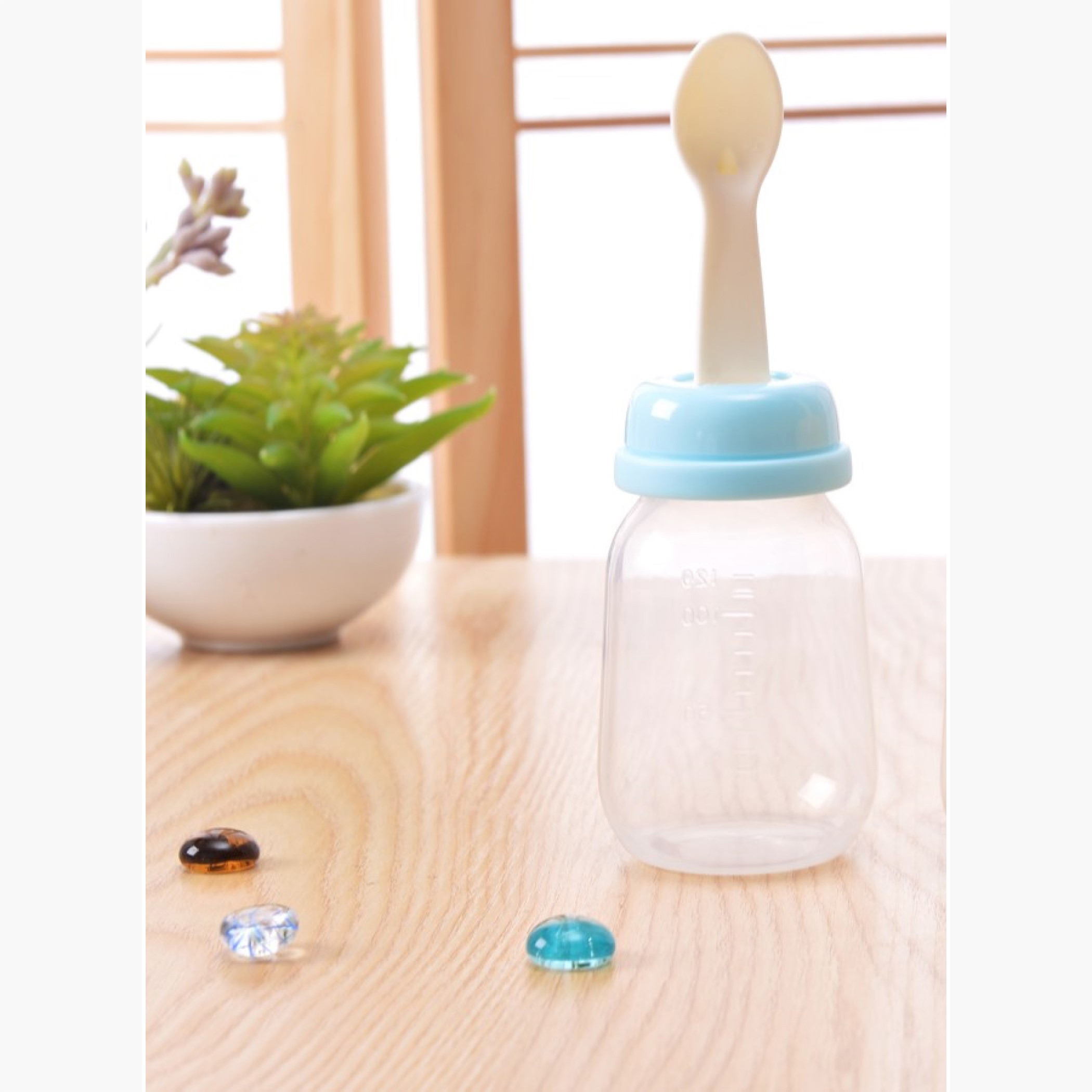 قارورة إطعام مع ملعقة من لوكو - 120 مل-baby-feeding-feedingbottles-bottlesandteats-image-3