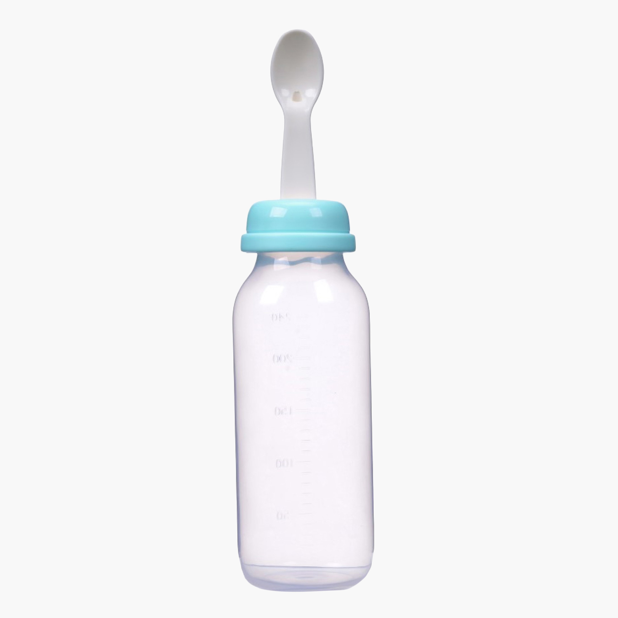 Luqu Nursing Bottle with Spoon - 240 ml-baby-feeding-feedingbottles-bottlesandteats-image-1