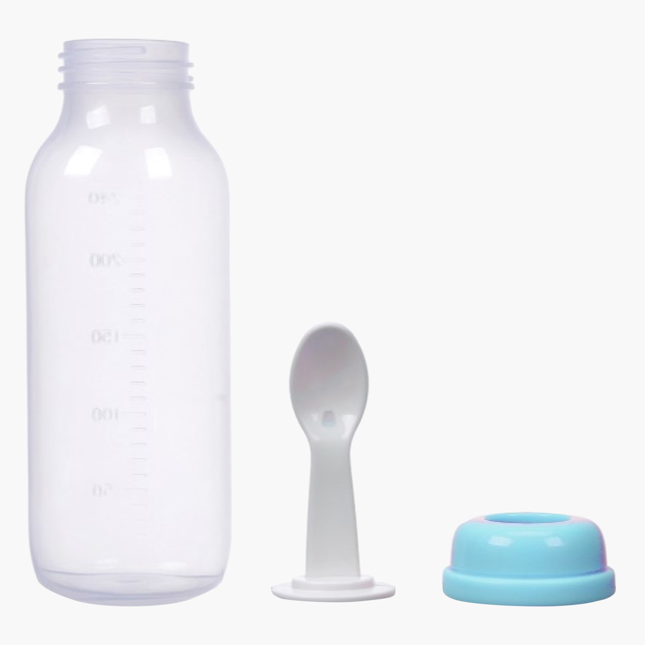 Luqu Nursing Bottle with Spoon - 240 ml-baby-feeding-feedingbottles-bottlesandteats-image-2