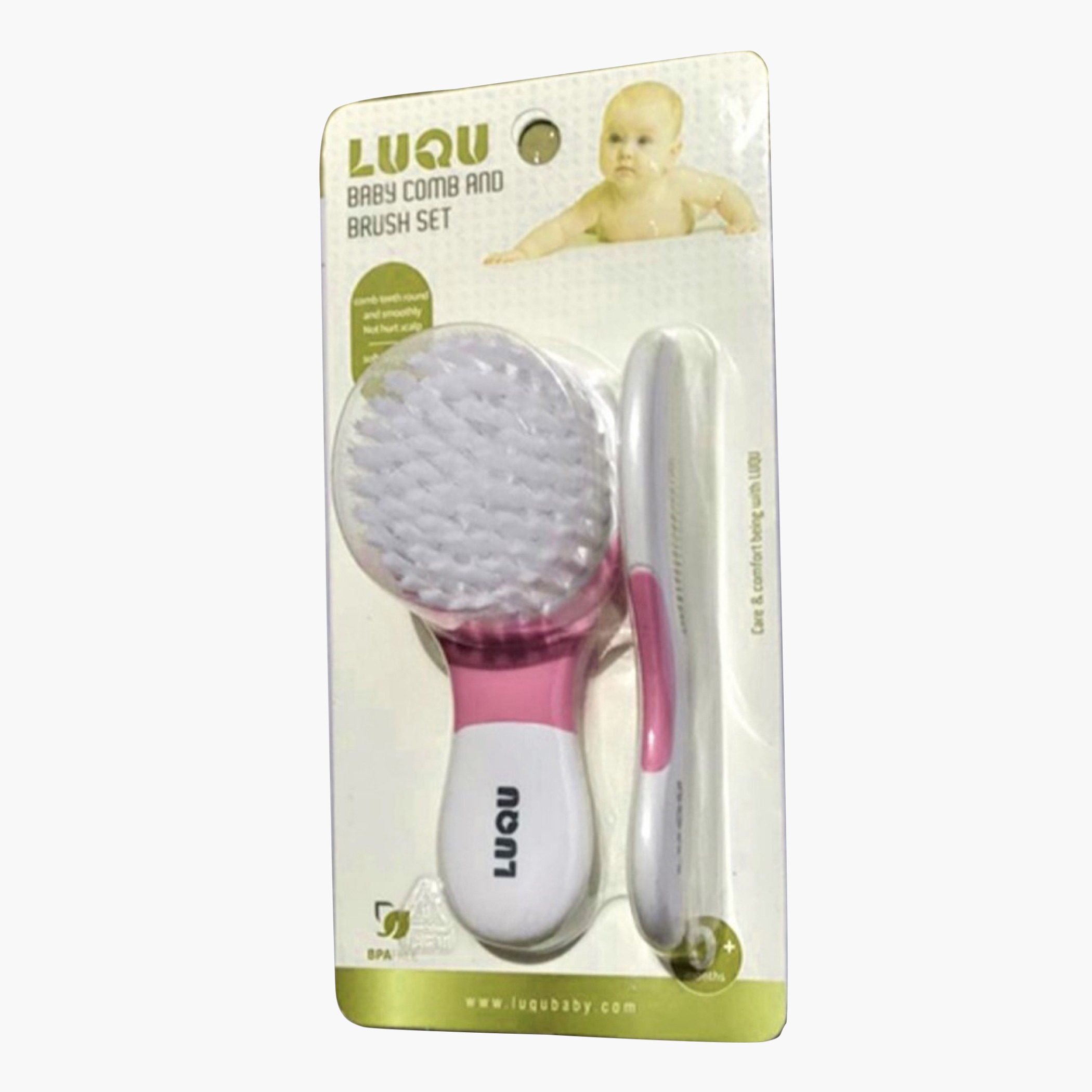 Luqu Baby Comb and Brush Set-baby-bathandcare-hairbodyskincare-image-3