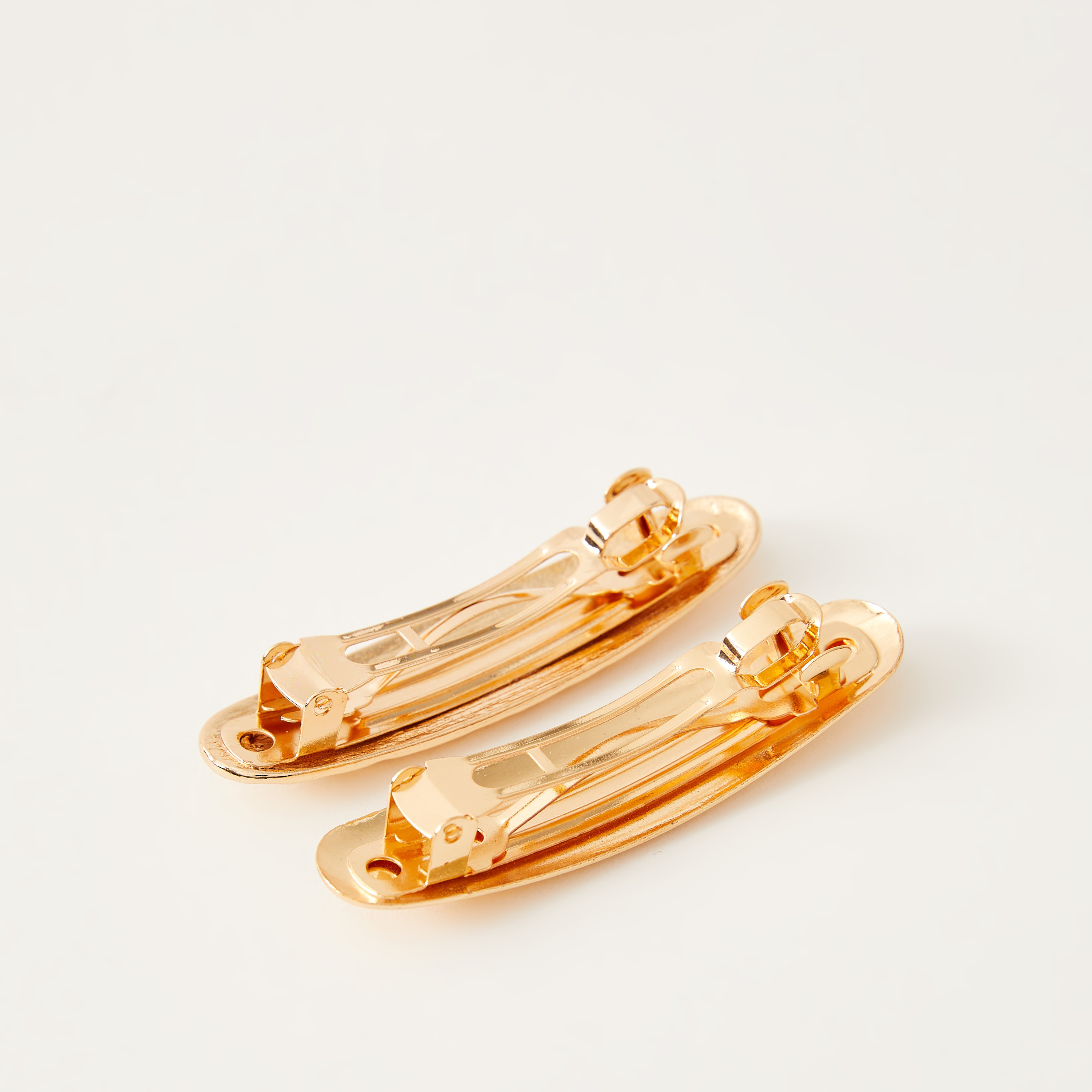 Metallic Barrette Hair Clip - Set of 2-women-hairaccessories-clips-image-2