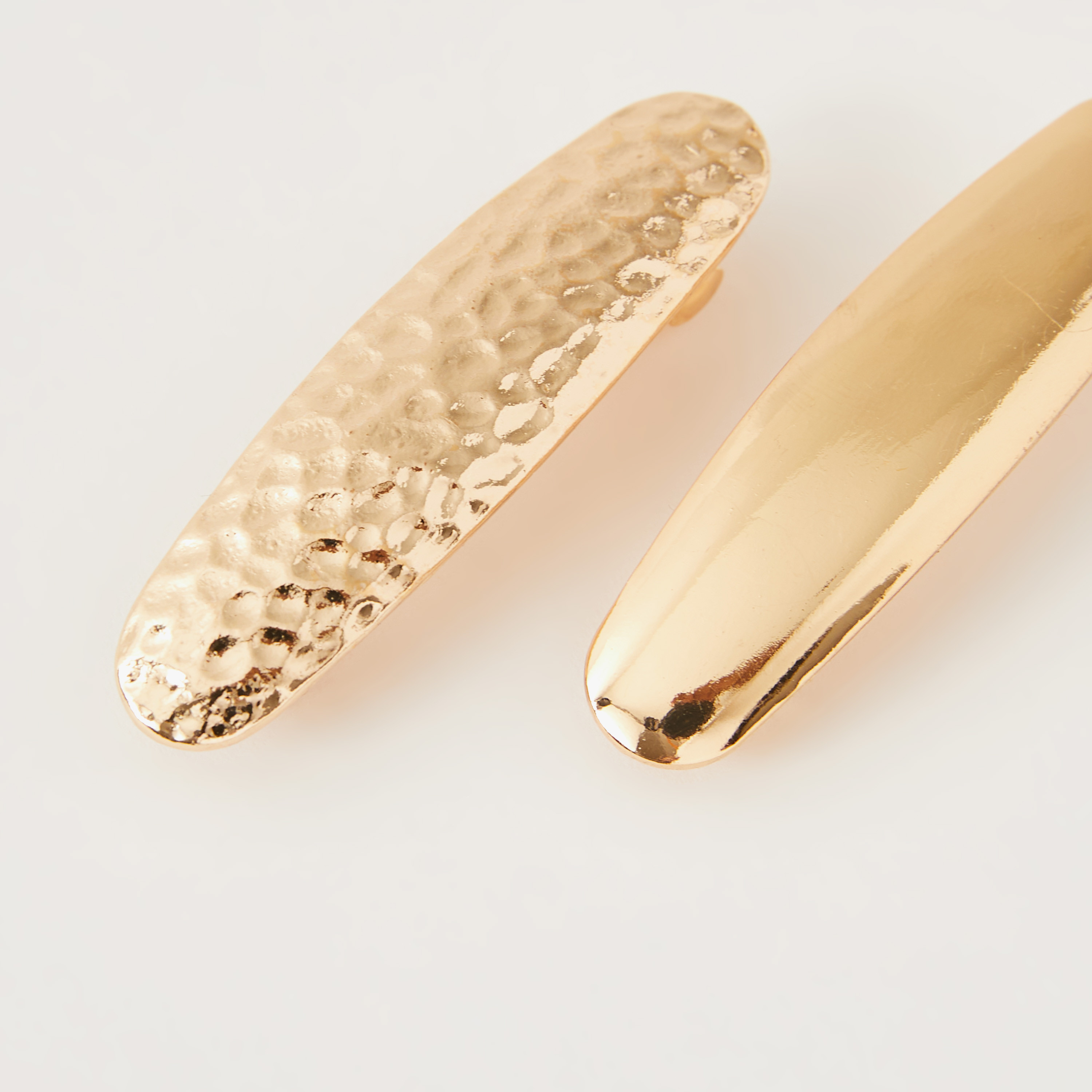 Metallic Barrette Hair Clip - Set of 2-women-hairaccessories-clips-image-3