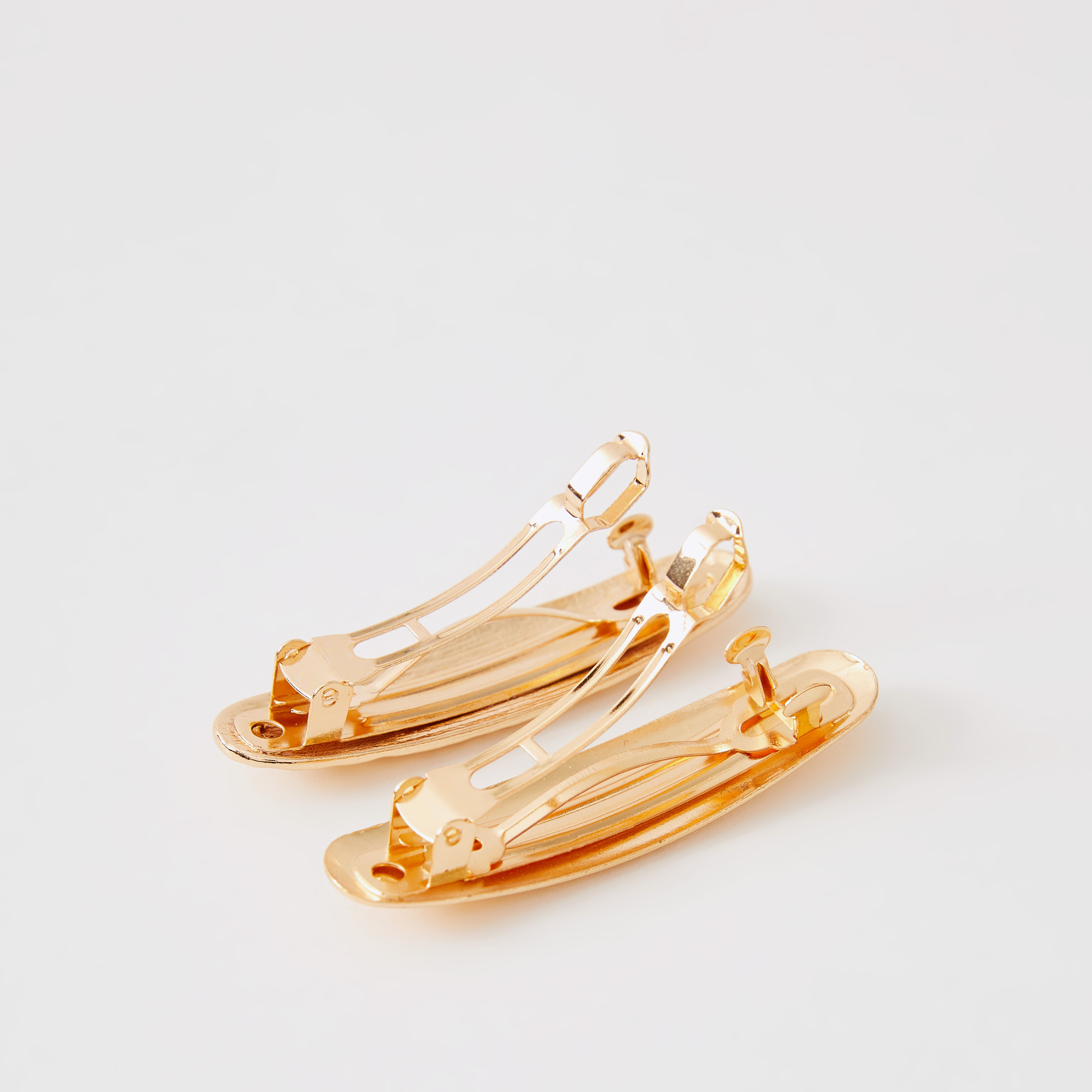 Metallic Barrette Hair Clip - Set of 2-women-hairaccessories-clips-image-4