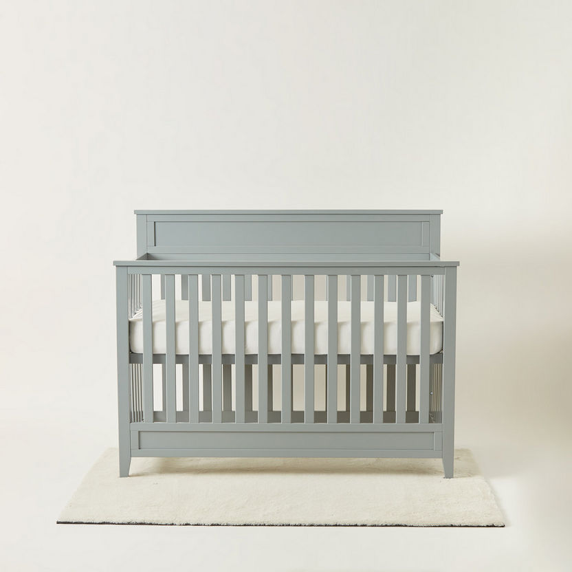 Juniors Fairway Grey 2-in-1 Wooden Crib with Three Adjustable Heights (Up to 3 years)-Baby Cribs-image-3