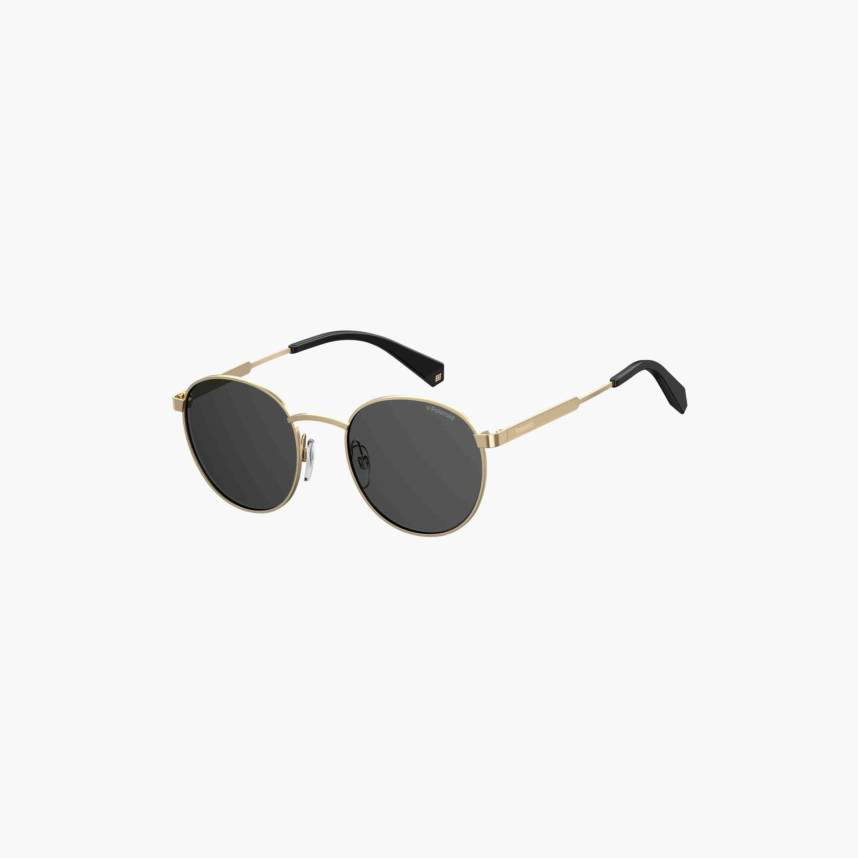 Polaroid Polarised and UV Protected Grey Lens Round Sunglass-2003952F751M9-men-sunglasses-image-1
