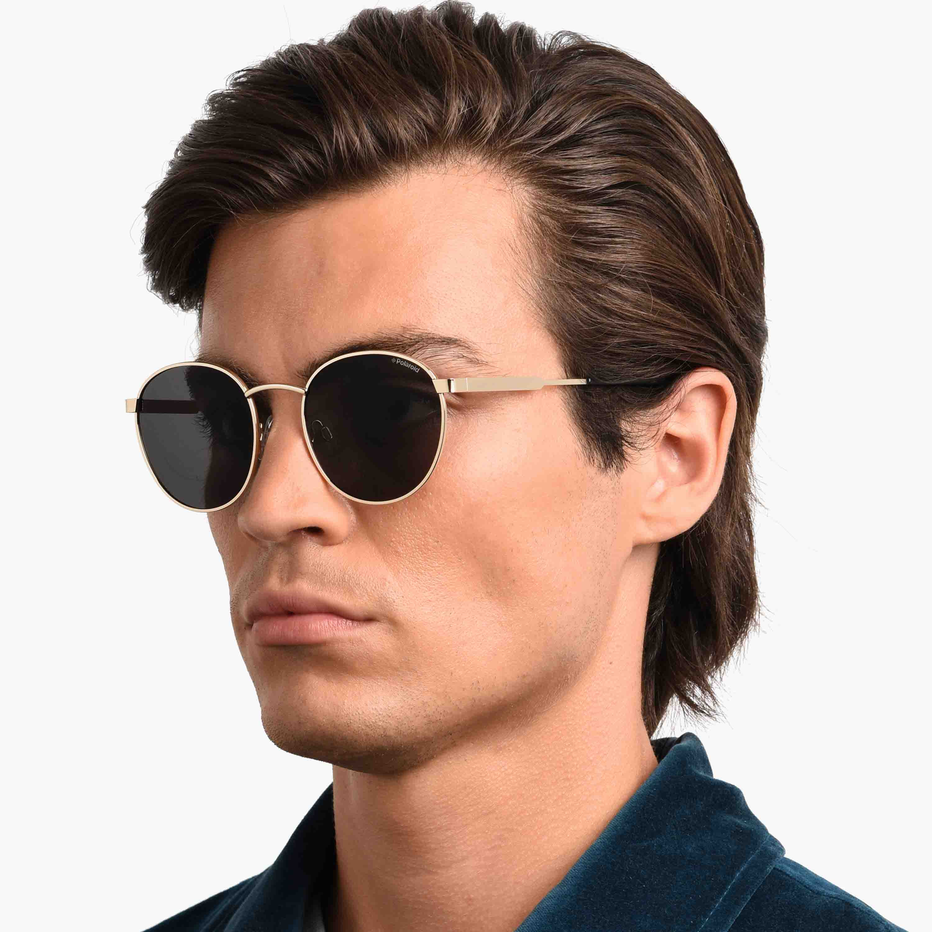 2003952F751M9-نظارة شمسيه مستدير عدسة رمادي رجال بولارويد-men-sunglasses-image-4