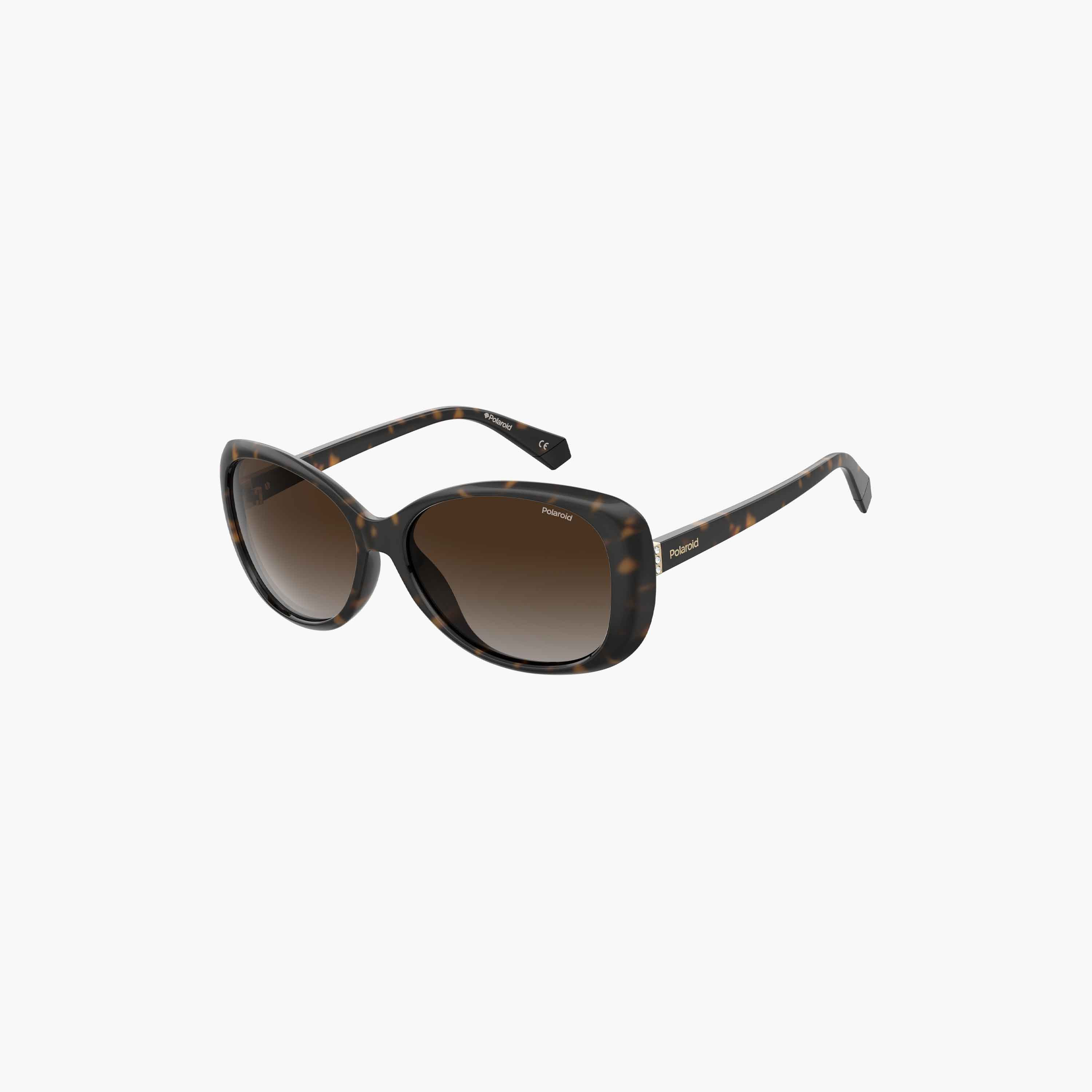 Polaroid Women's Polarized and UV Protected Brown Shaded Lens 58 mm Butterfly Sunglasses | 203421-women-sunglasses-image-1