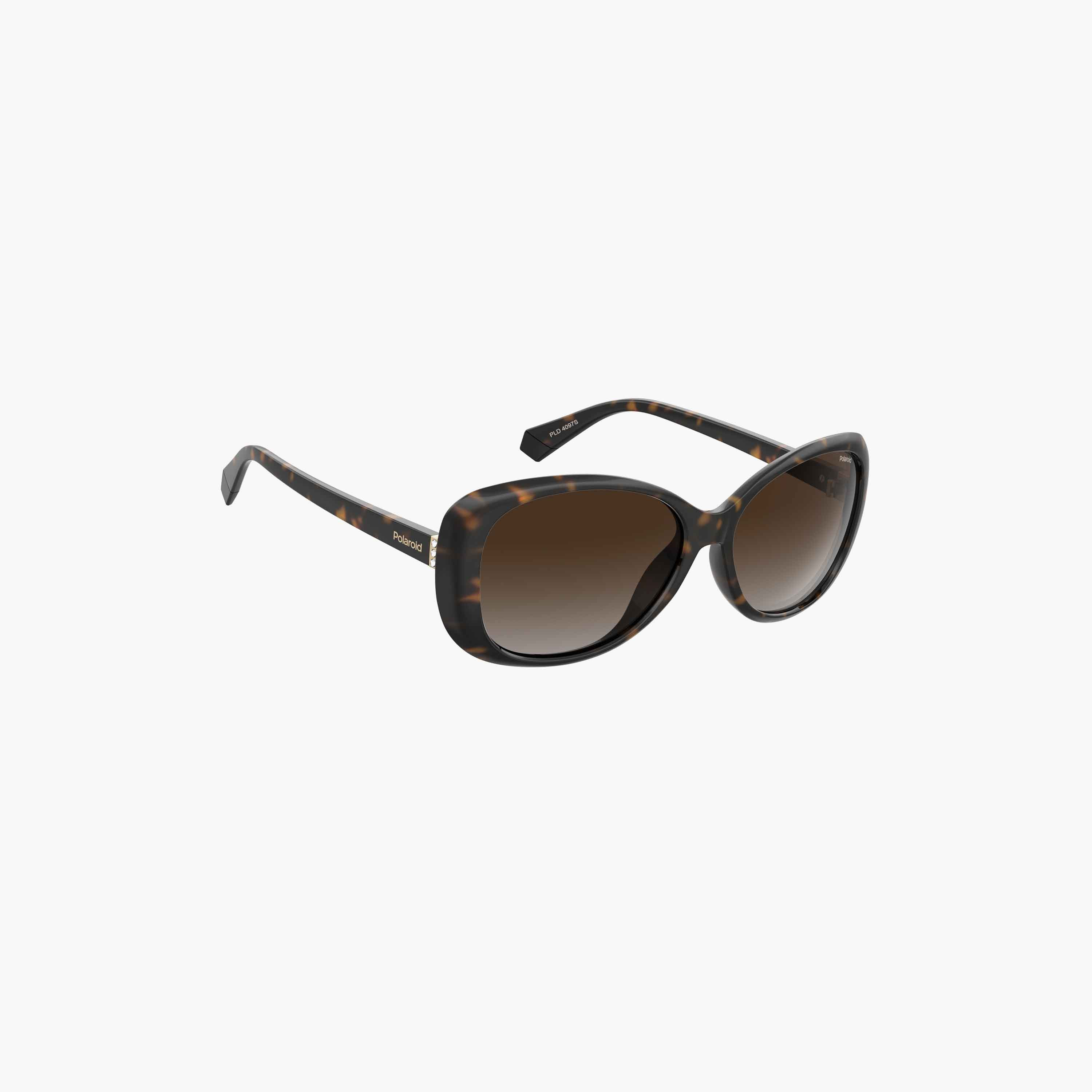 Polaroid Women's Polarized and UV Protected Brown Shaded Lens 58 mm Butterfly Sunglasses | 203421-women-sunglasses-image-2