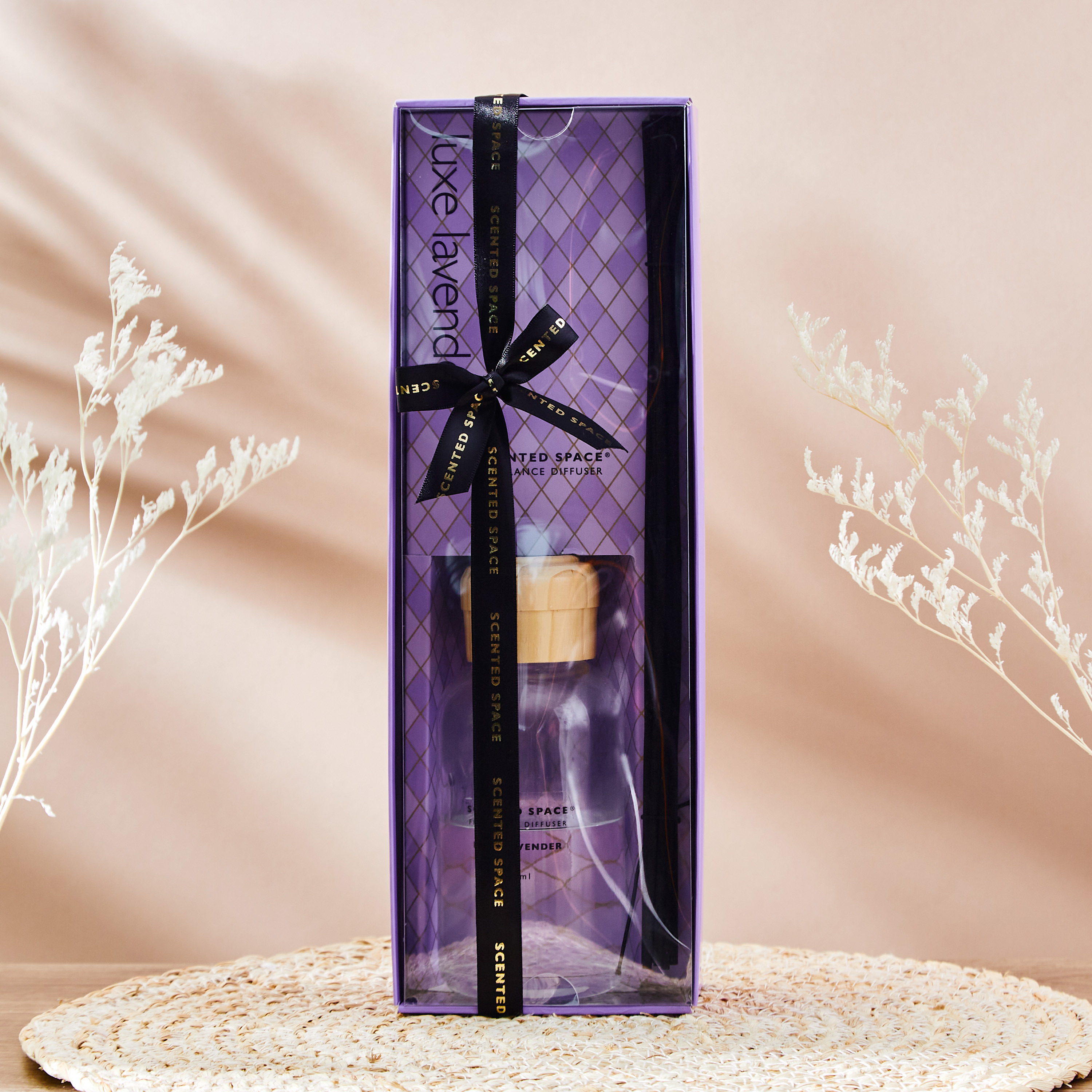 Scented Space Luxe Lavender Reed Diffuser - 200 ml-household-homefragrance-reeddiffusers-image-1