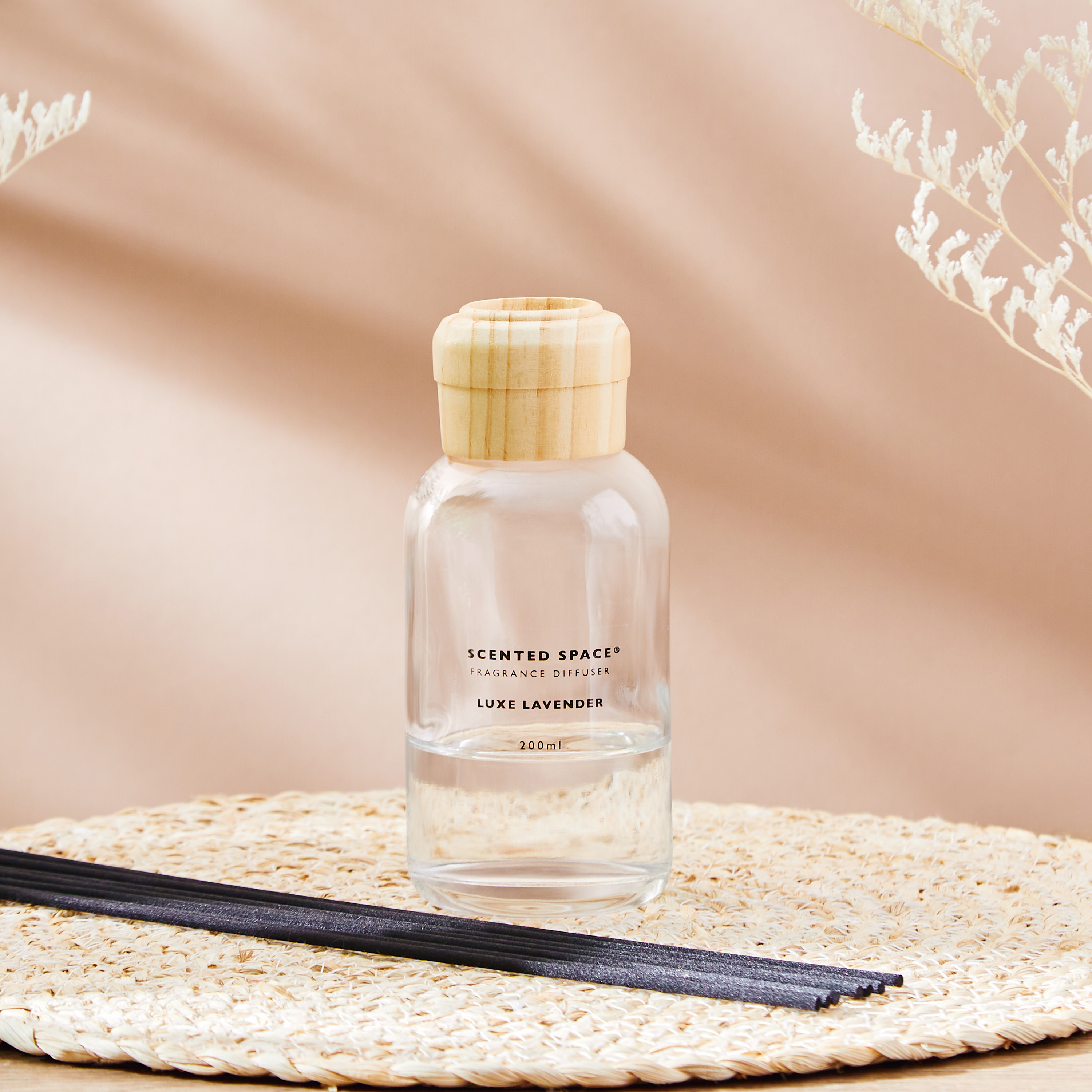 Scented Space Luxe Lavender Reed Diffuser - 200 ml-household-homefragrance-reeddiffusers-image-2