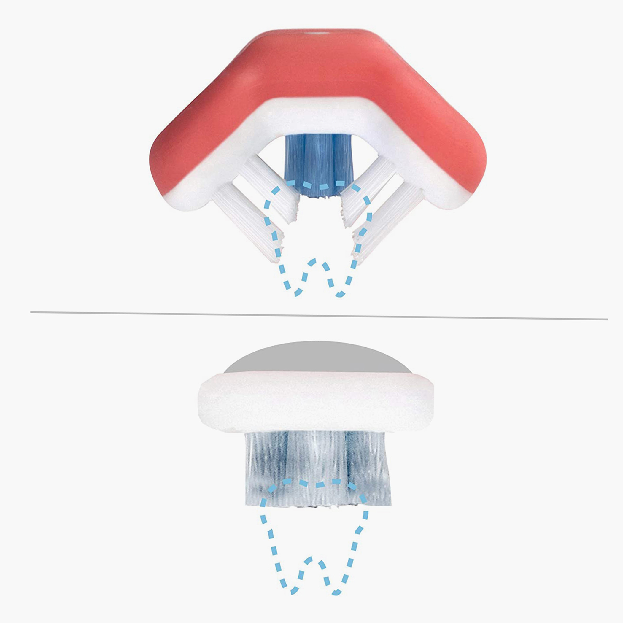 فرشاة أسنان مسننة ثلاثية الزوايا للتدريب من فريدا بيبي-baby-bathandcare-oralcare-image-3