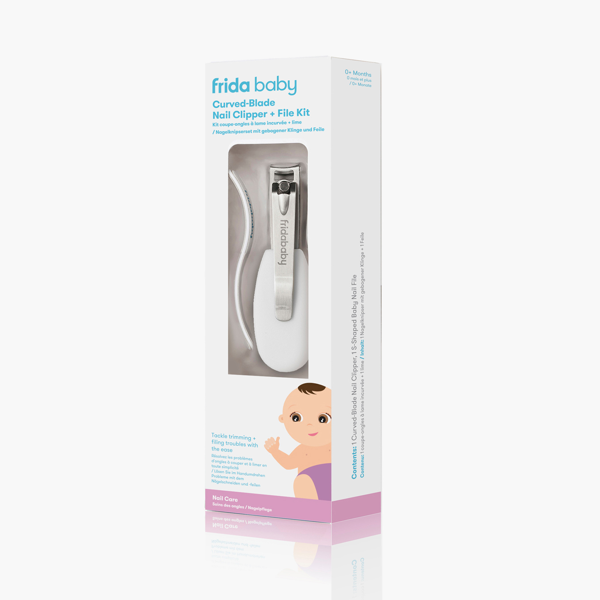 frida baby Nail Frida Curved Blade Nail Clipper + File Kit-baby-bathandcare-hairbodyskincare-image-2