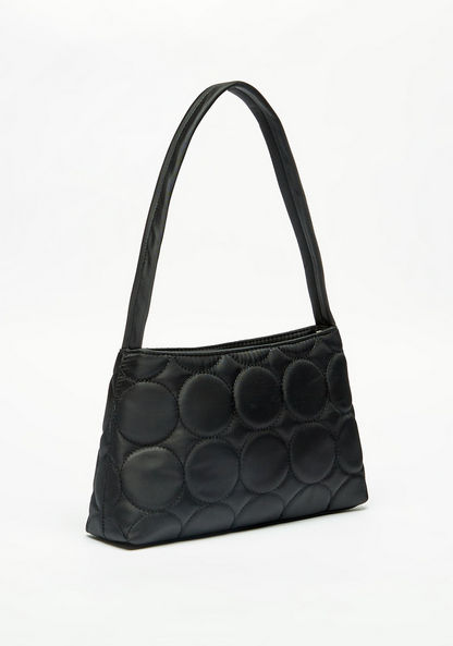 Missy Quilted Shoulder Bag with Zip Closure