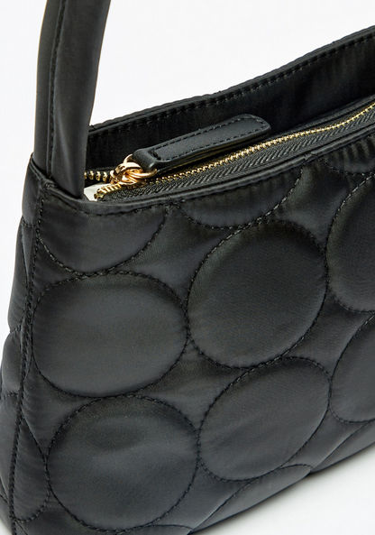 Missy Quilted Shoulder Bag with Zip Closure-Women%27s Handbags-image-3